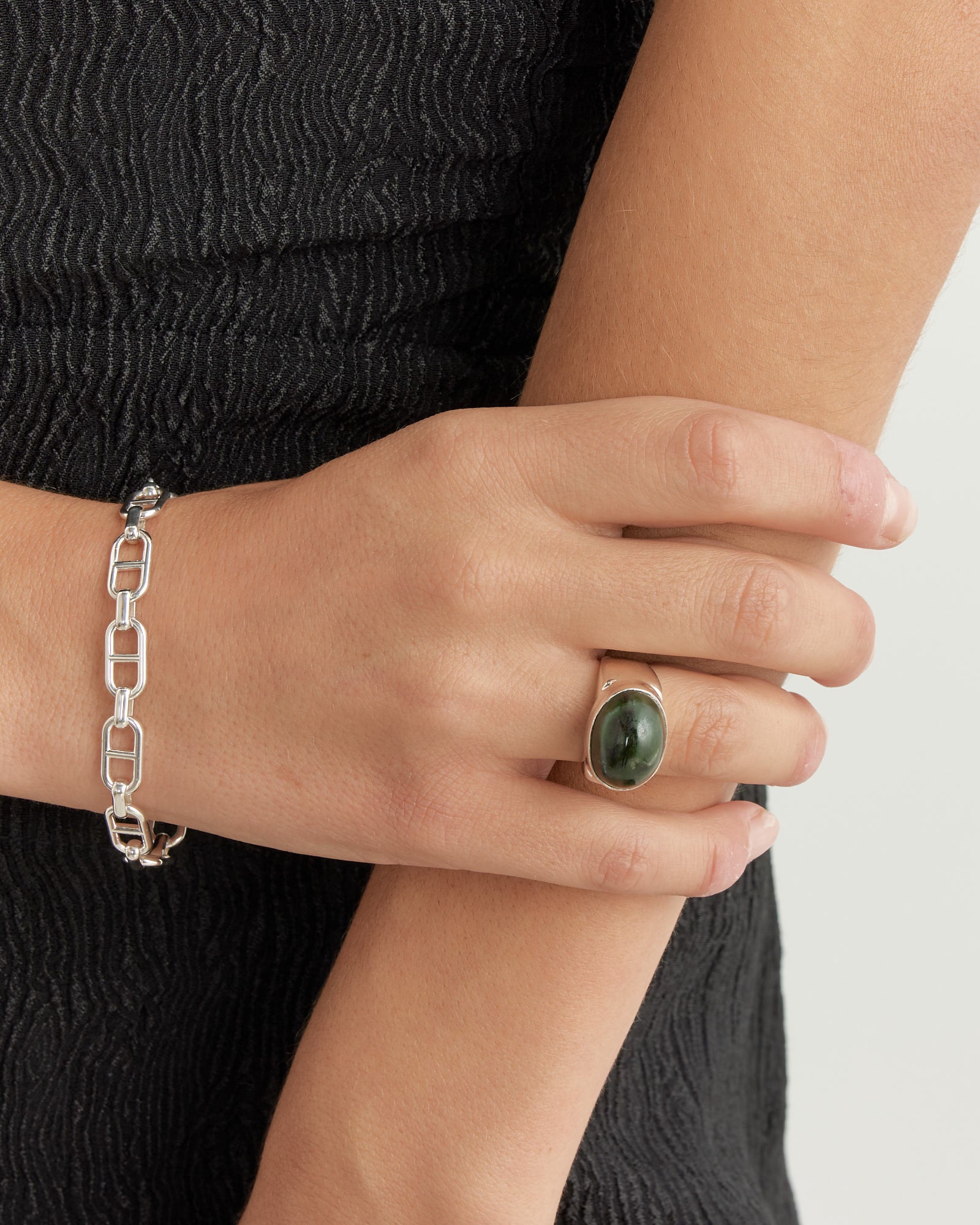 Sophie Buhai Small Awakening Ring Jade - Jade / 7 (257878)