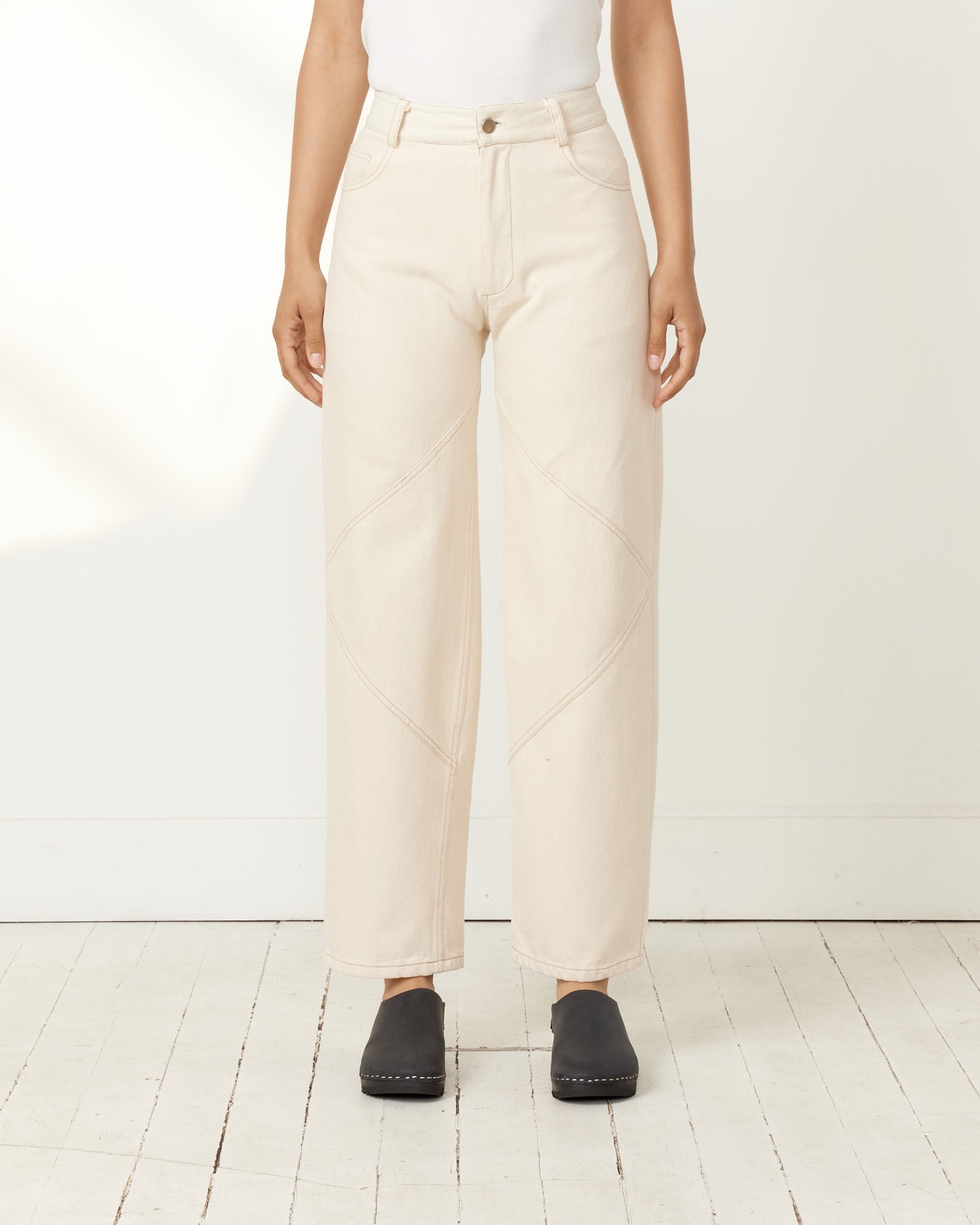 NOMIA Unbleached Denim Pant Ecru - Ecru / 26 (258025)