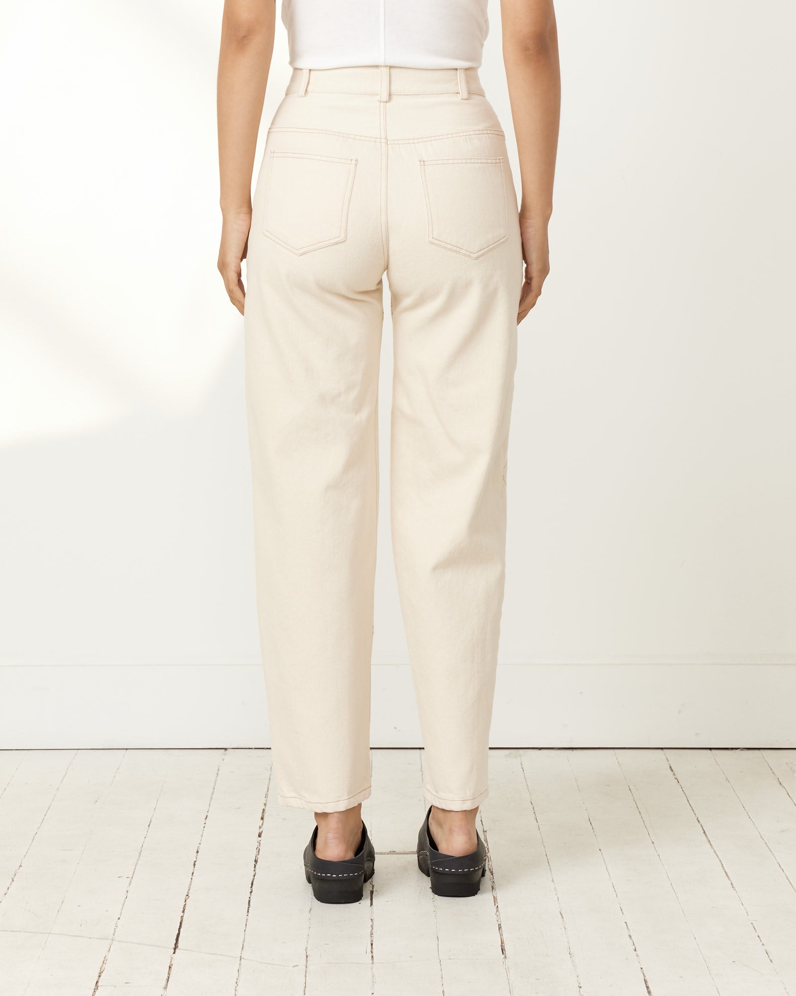 NOMIA Unbleached Denim Pant Ecru - Ecru / 26 (258025)