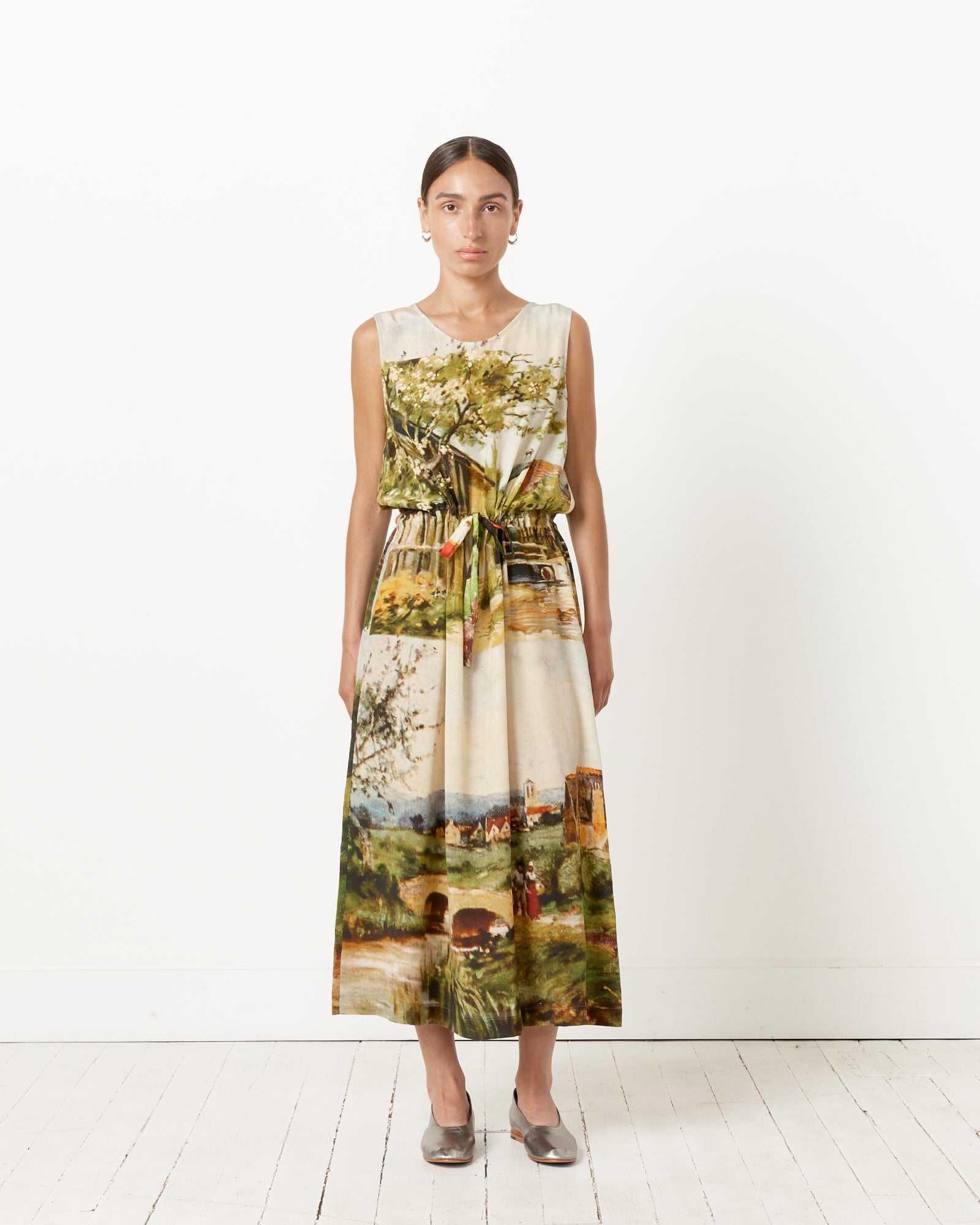 Anntian Summer Dress - Digital Printed Gots / OS (258034)