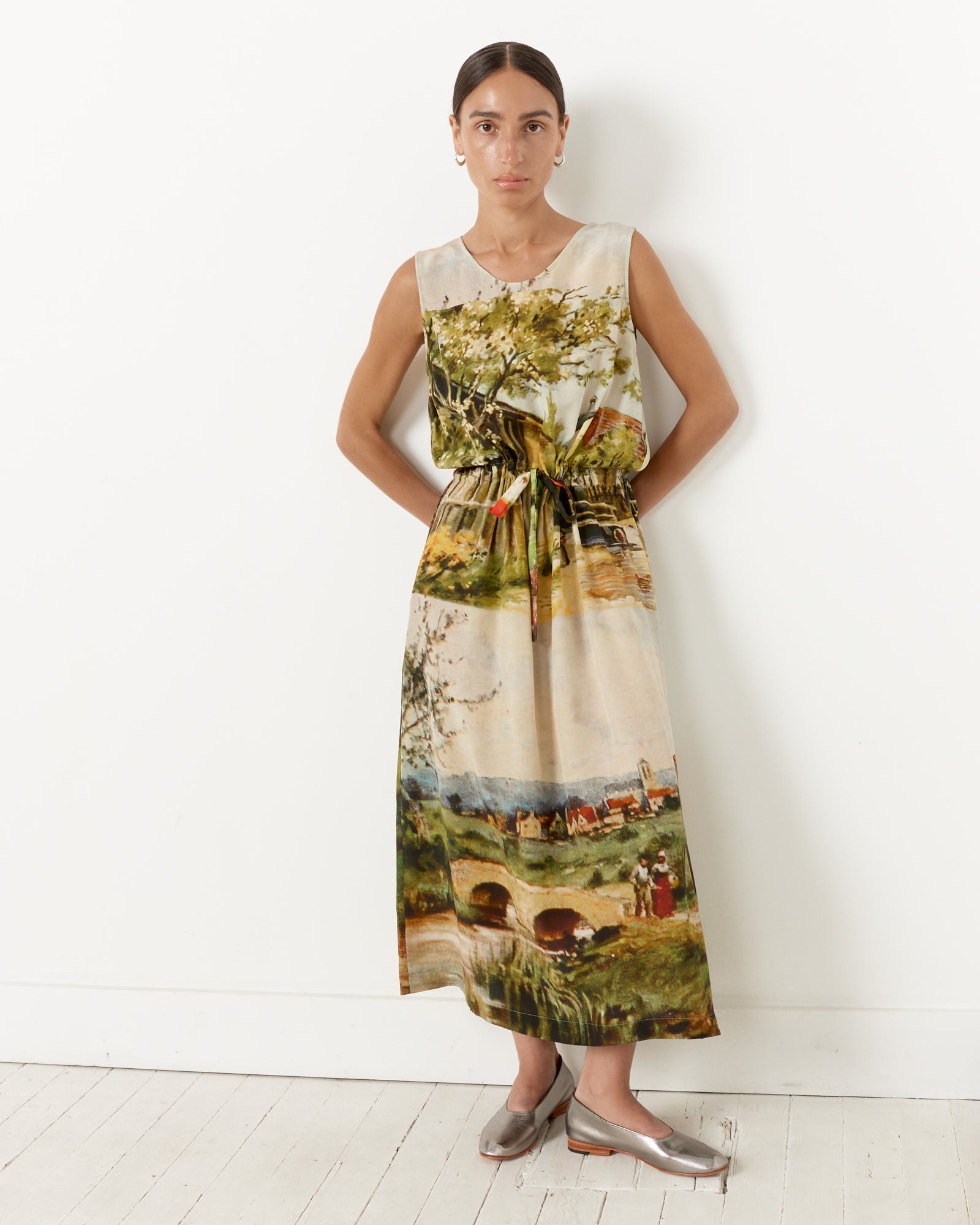 Anntian Summer Dress - Digital Printed Gots / OS (258034)