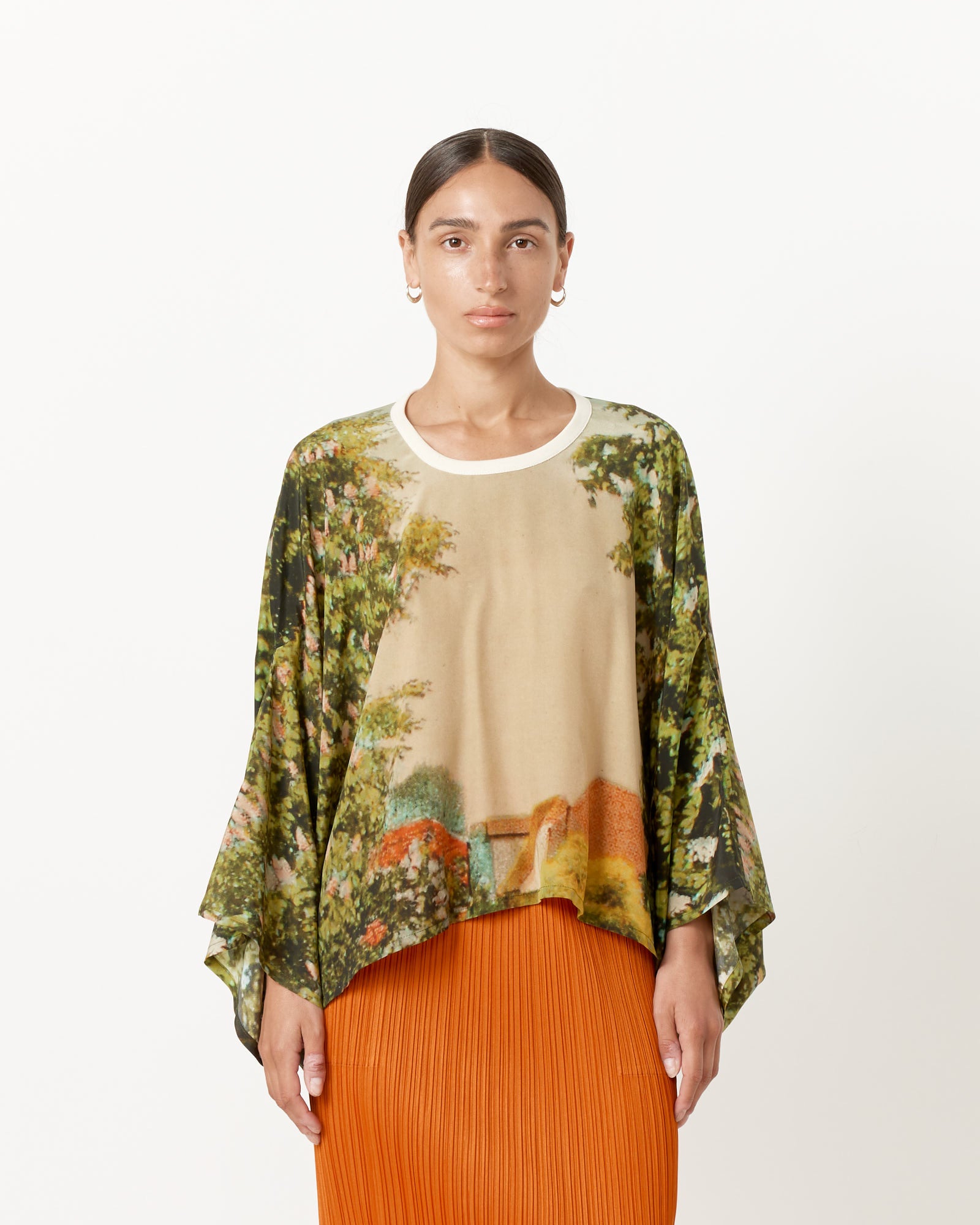 Anntian Silksweati Wide Top - Digital Printed Gots / OS (258035)