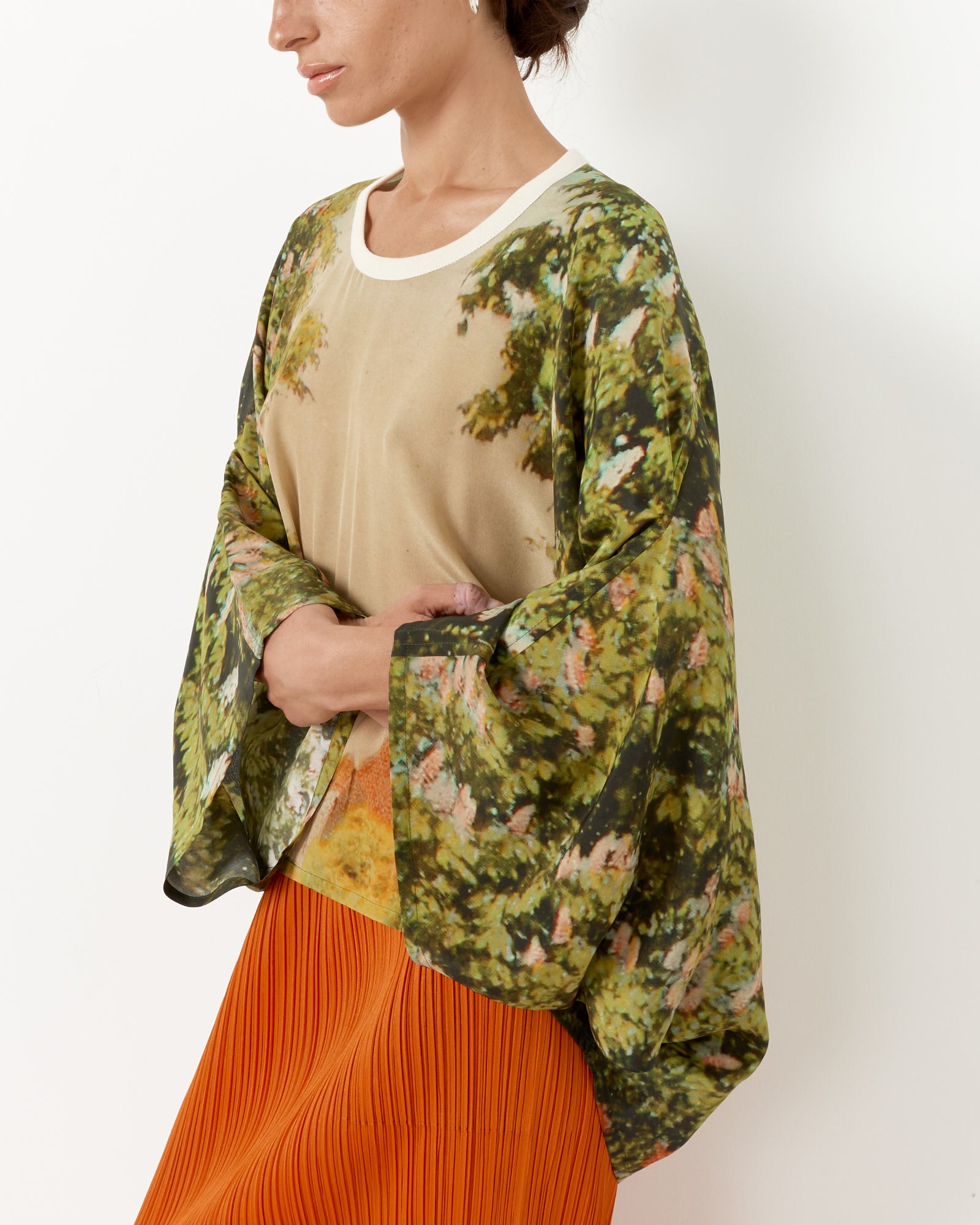 Anntian Silksweati Wide Top - Digital Printed Gots / OS (258035)