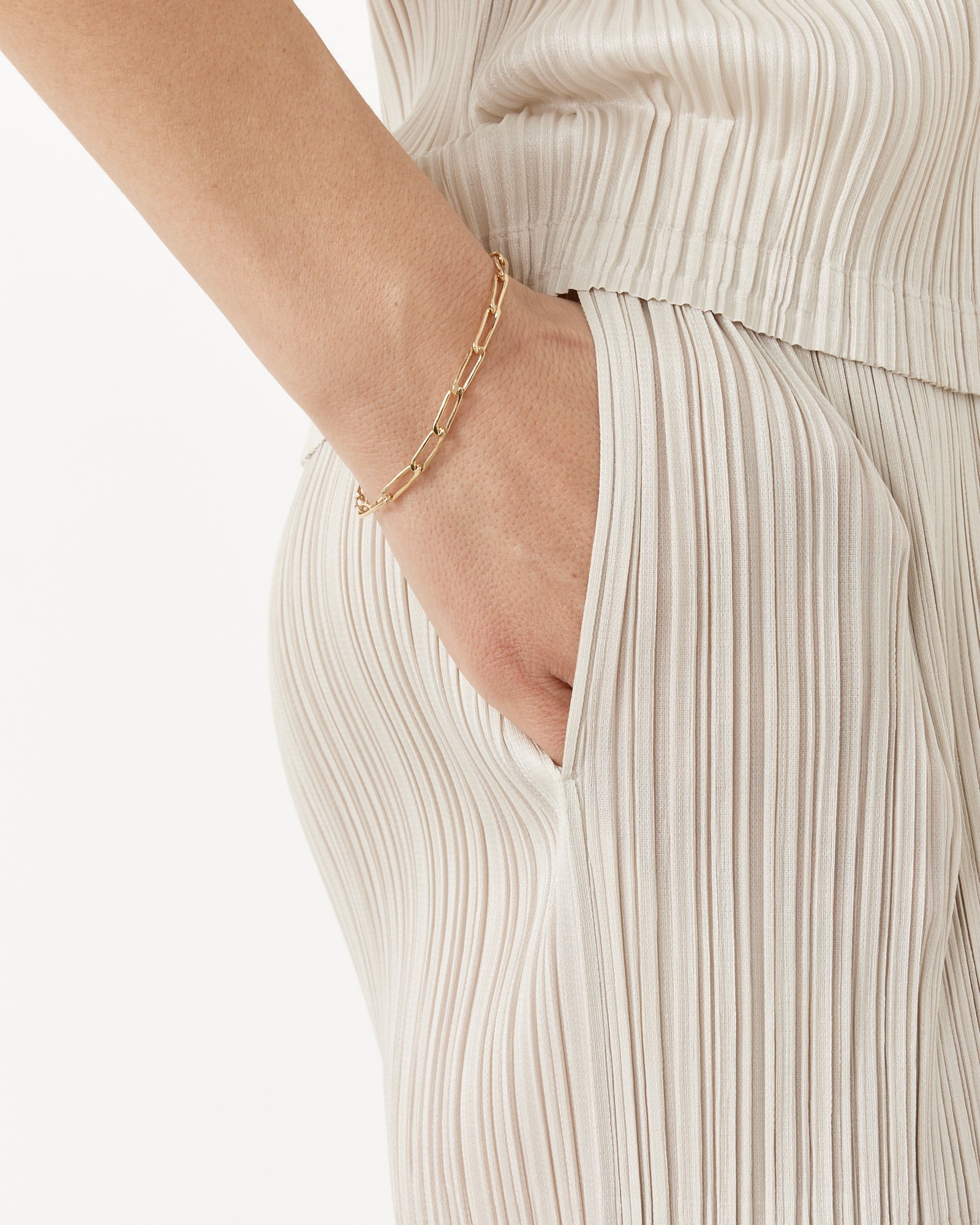 Adriana Bracelet in 14K Plated Brass