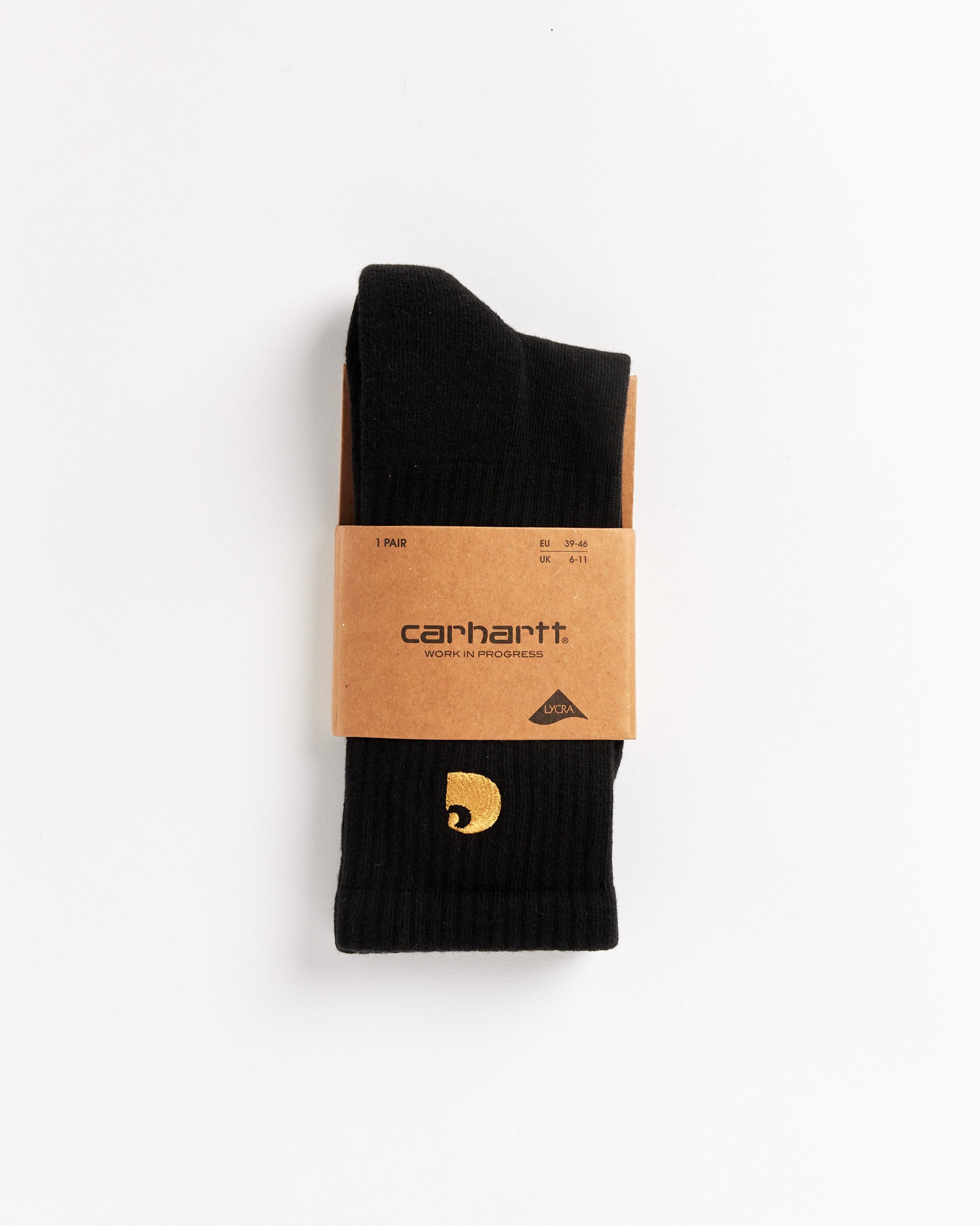 Chase Socks in Black/Gold