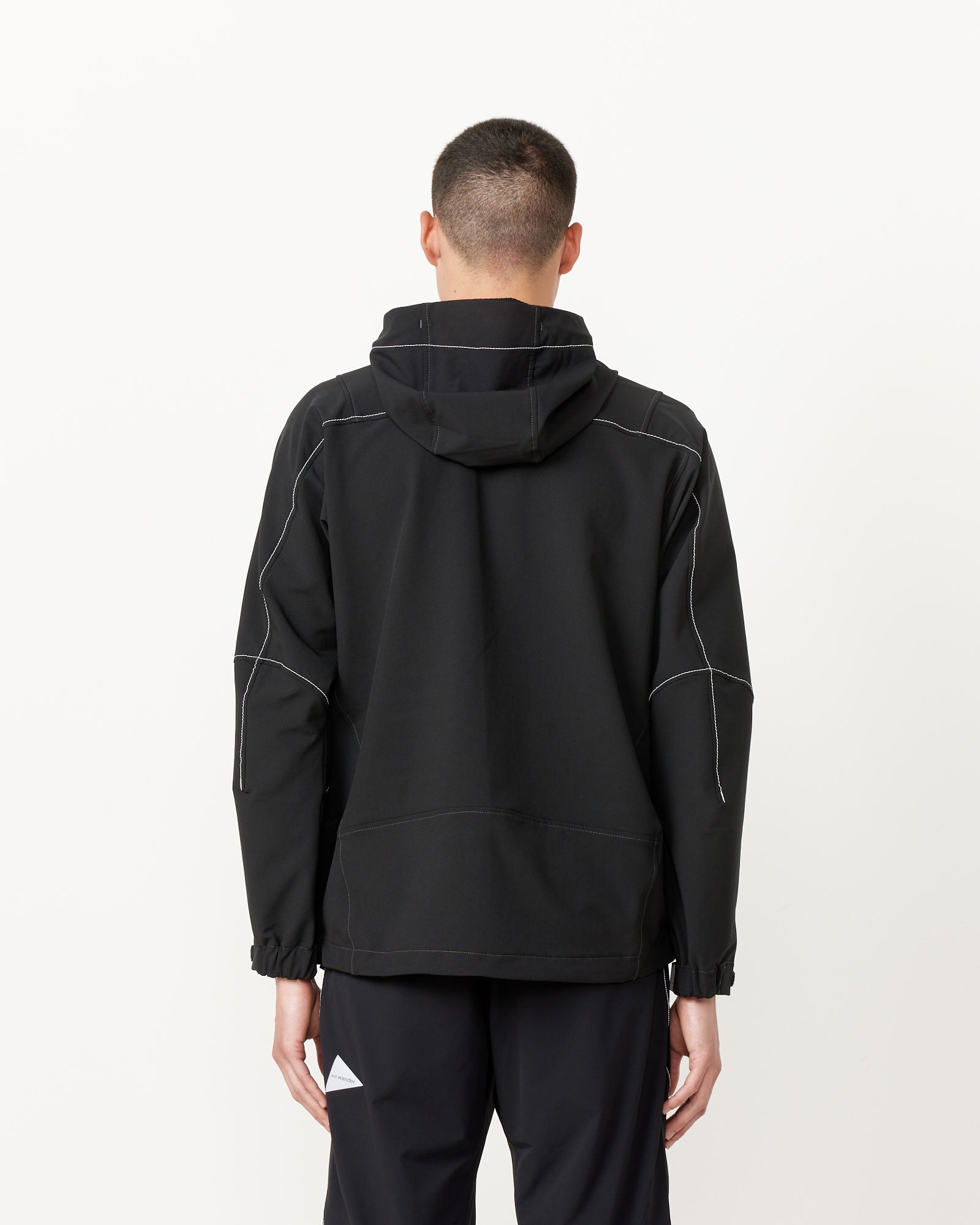 Light Stretch Shell Jacket in Black