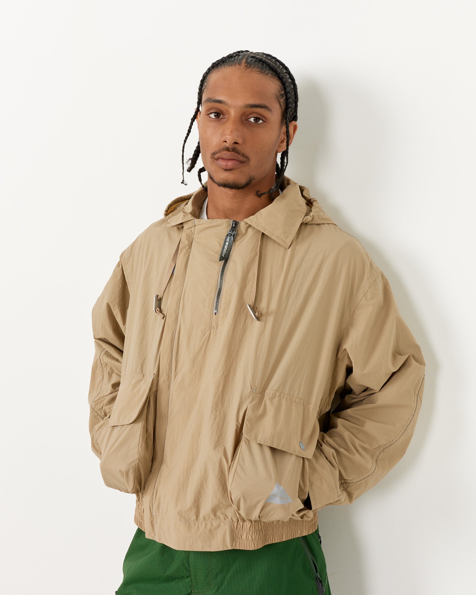 Water Repellent Light Jacket in Light Beige