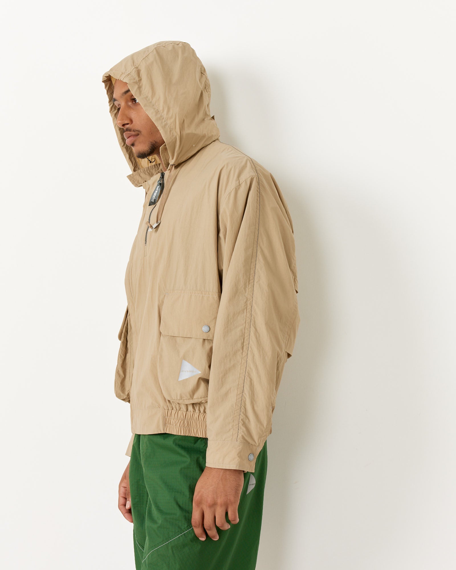 Water Repellent Light Jacket in Light Beige