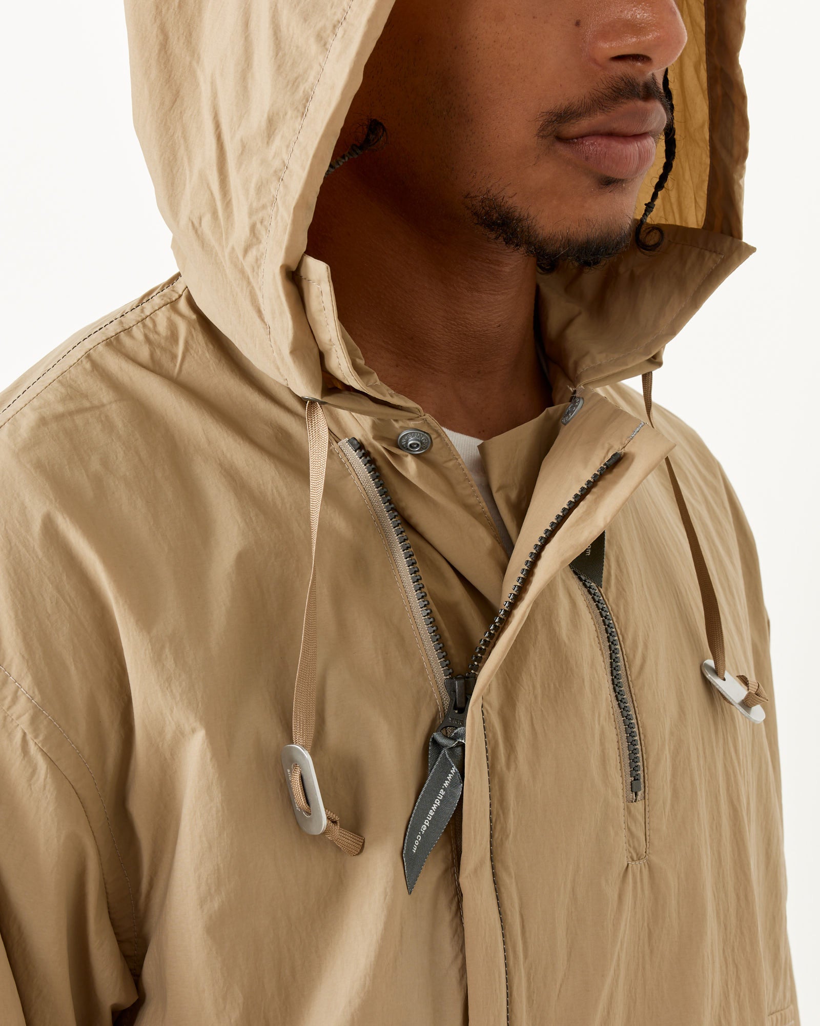 Water Repellent Light Jacket in Light Beige