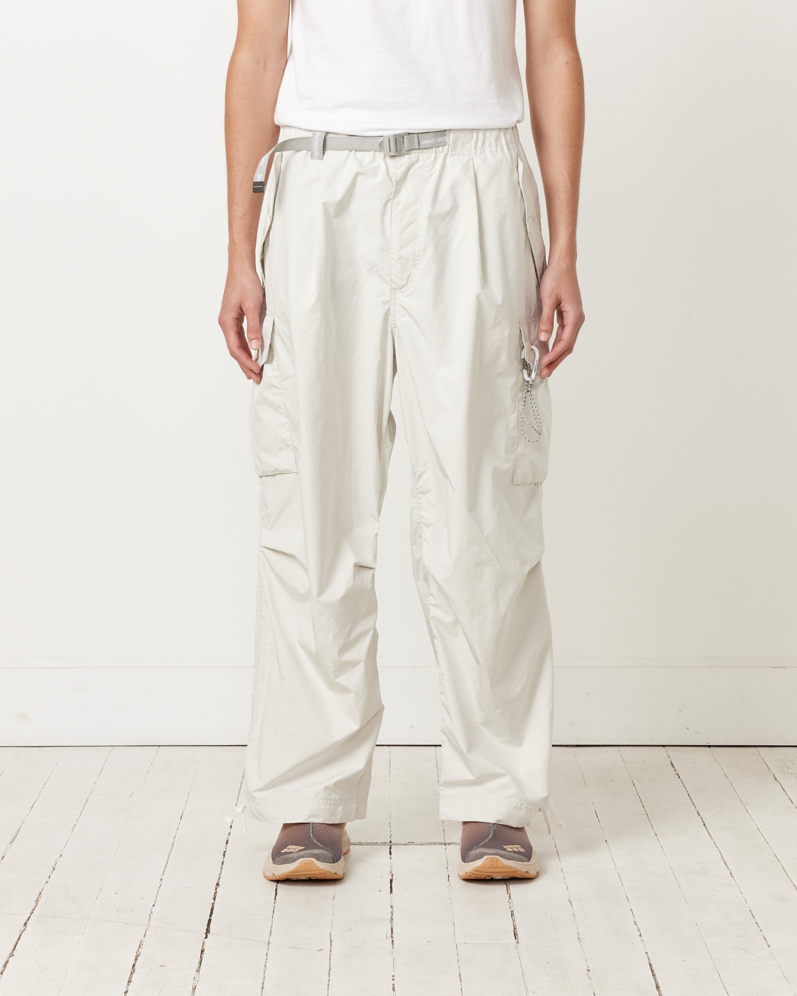 Oversized Cargo Pants in Off White