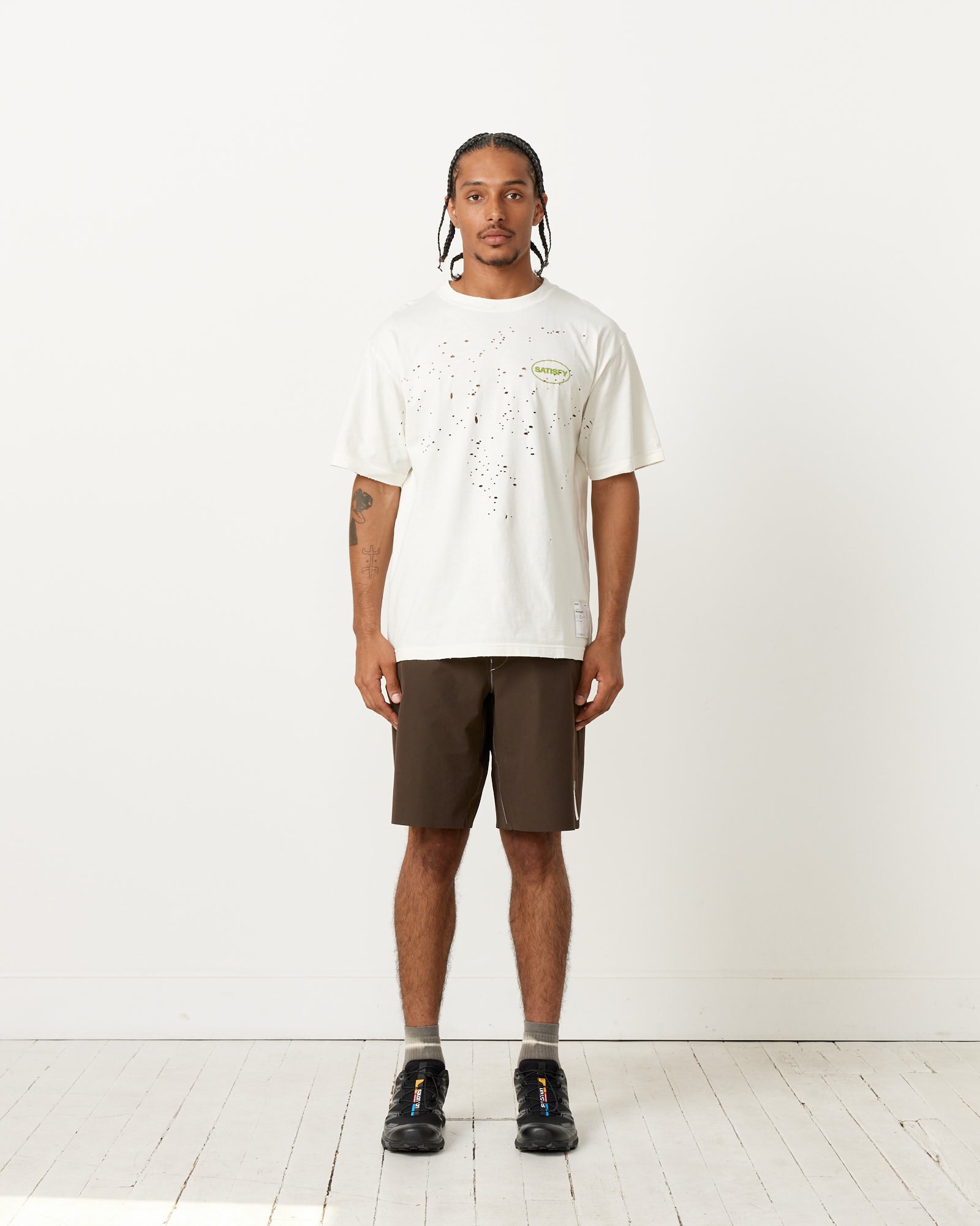 SRS MothTech T-Shirt in Off White