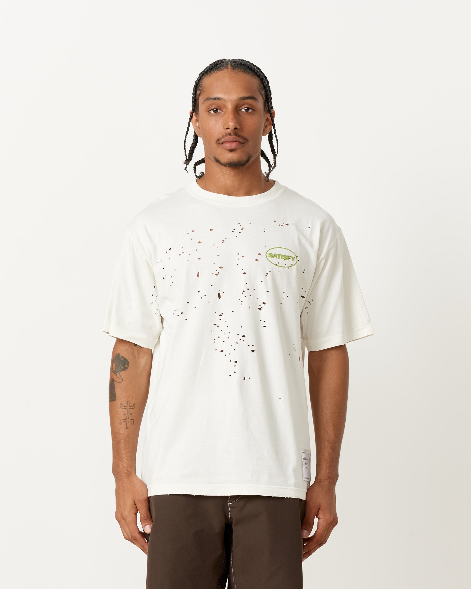 SRS MothTech T-Shirt in Off White