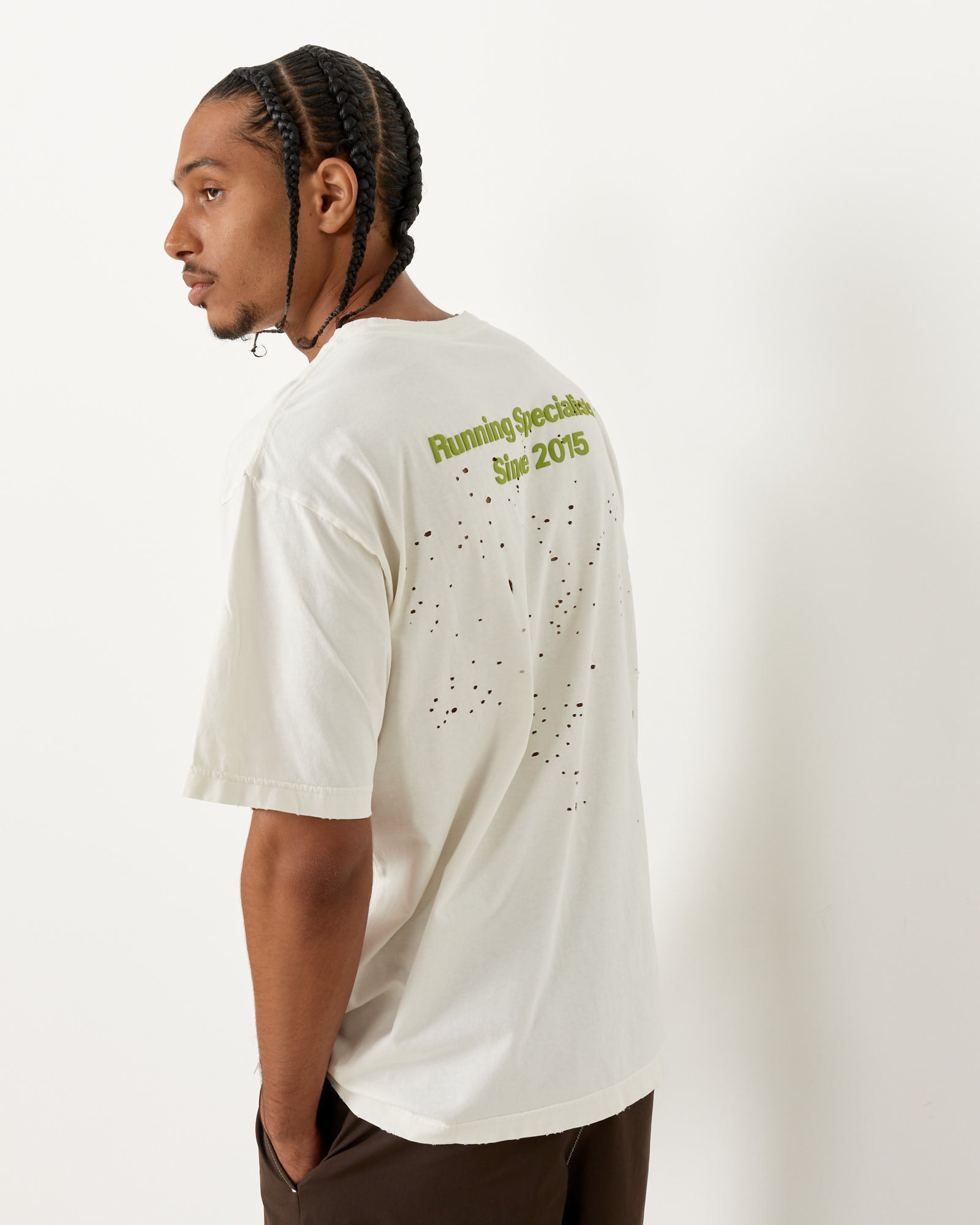 SRS MothTech T-Shirt in Off White