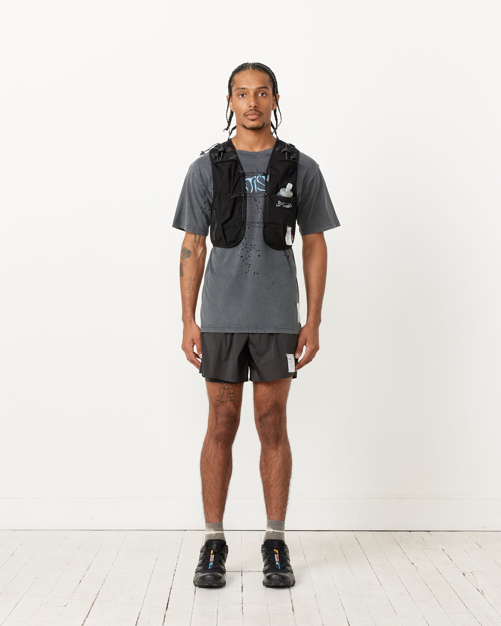 Satisfy Running Hydration Vest Black - Black / L/XL (258285)