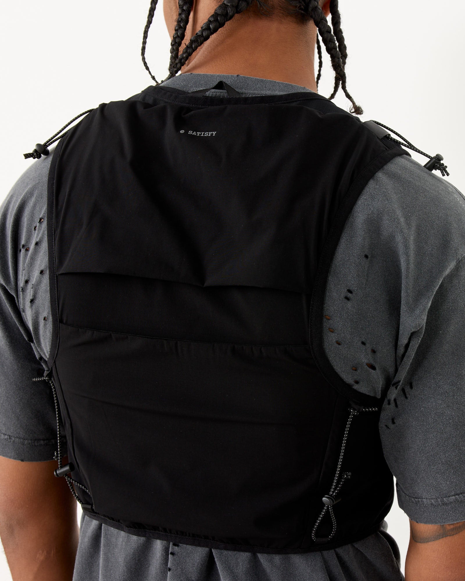 Satisfy Running Hydration Vest Black - Black / L/XL (258285)