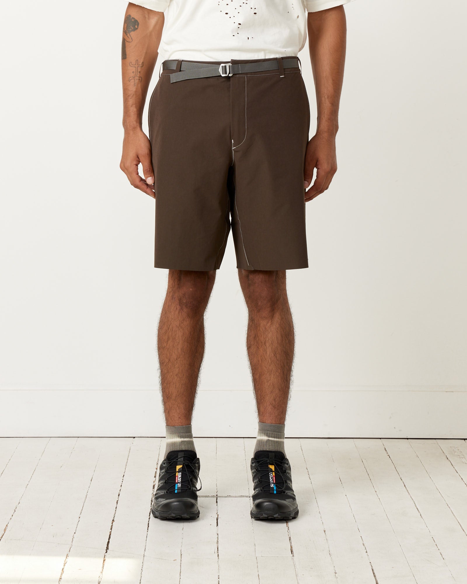 Satisfy Running PeaceShell Standard Climb Shorts Brown - Brown / L (258304)