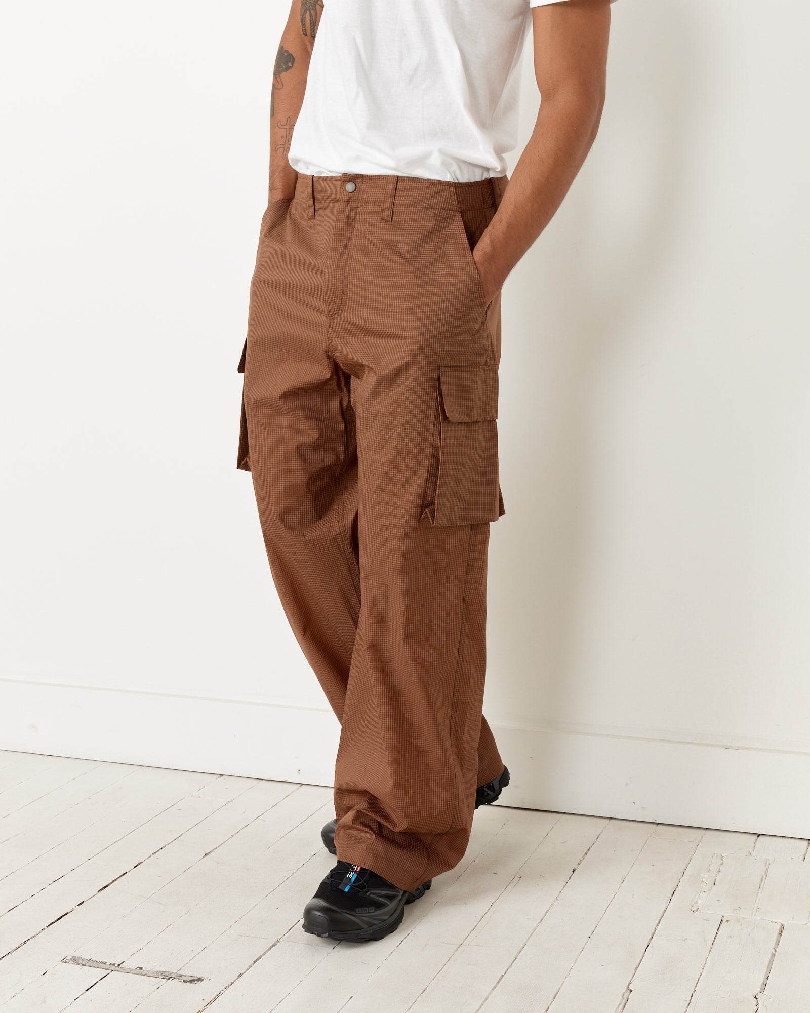 Our Legacy Mount Cargo Pants Golden Brown Tactile Ripstop - Golden Brown Tactile Ripstop / 50 (258577)