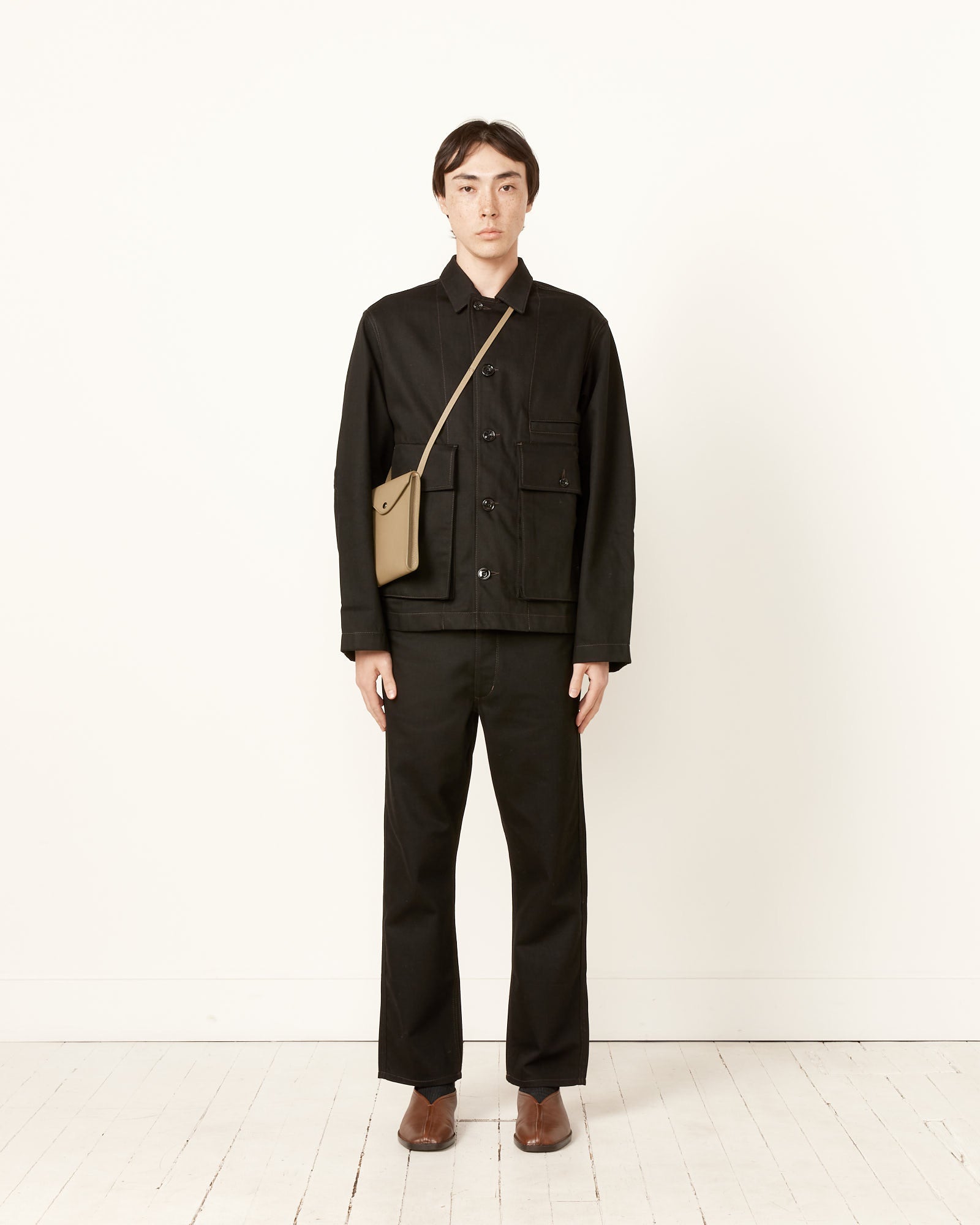 Lemaire Boxy Jacket Black - Black / M (259723)