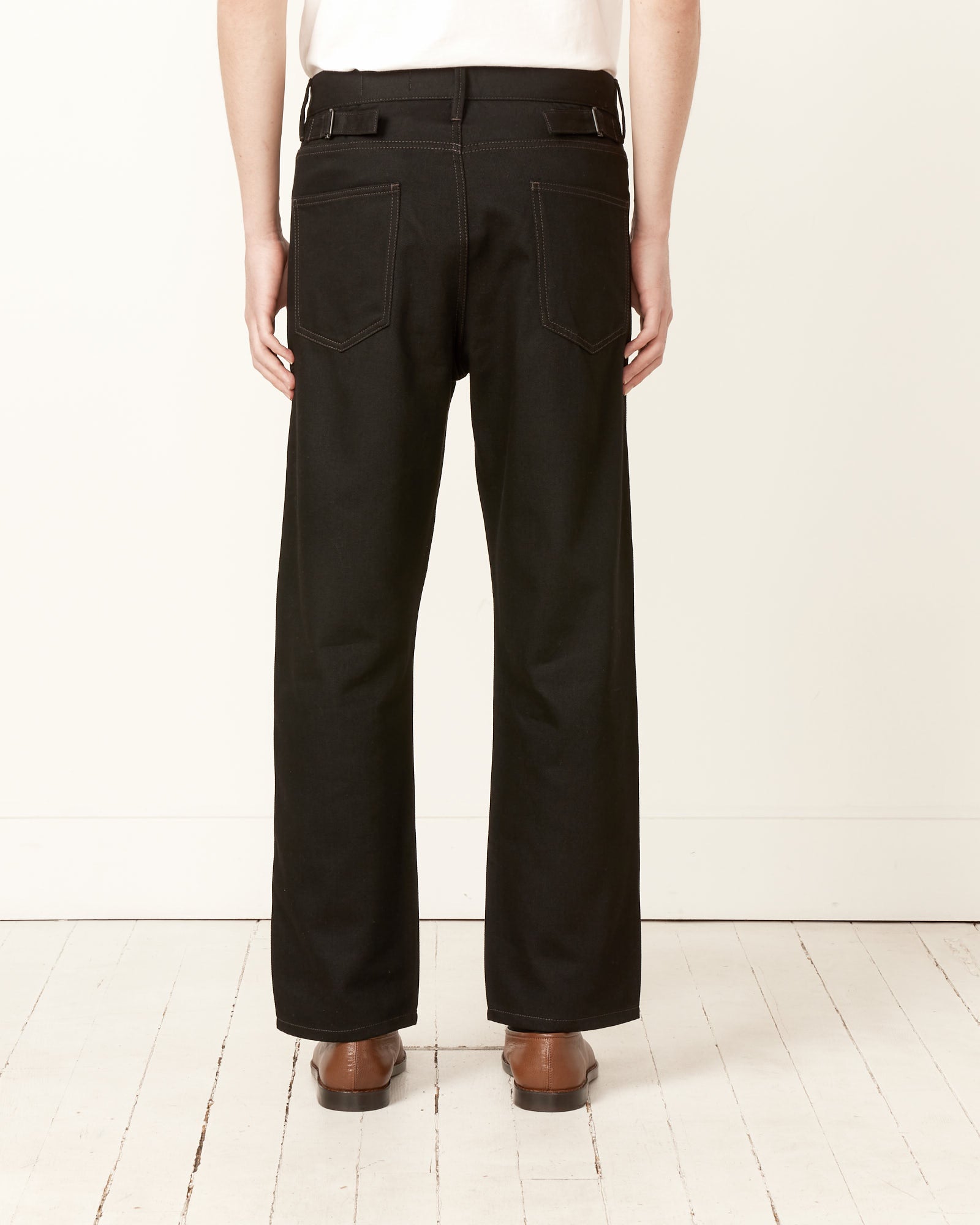 Lemaire Curved 5 Pocket Pants Black - Black / 50 (259739)