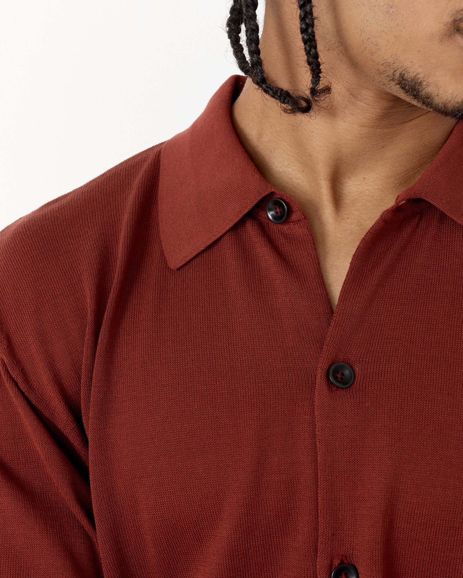 Lemaire Polo Shirt Carmine Red - Carmine Red / L (259747)