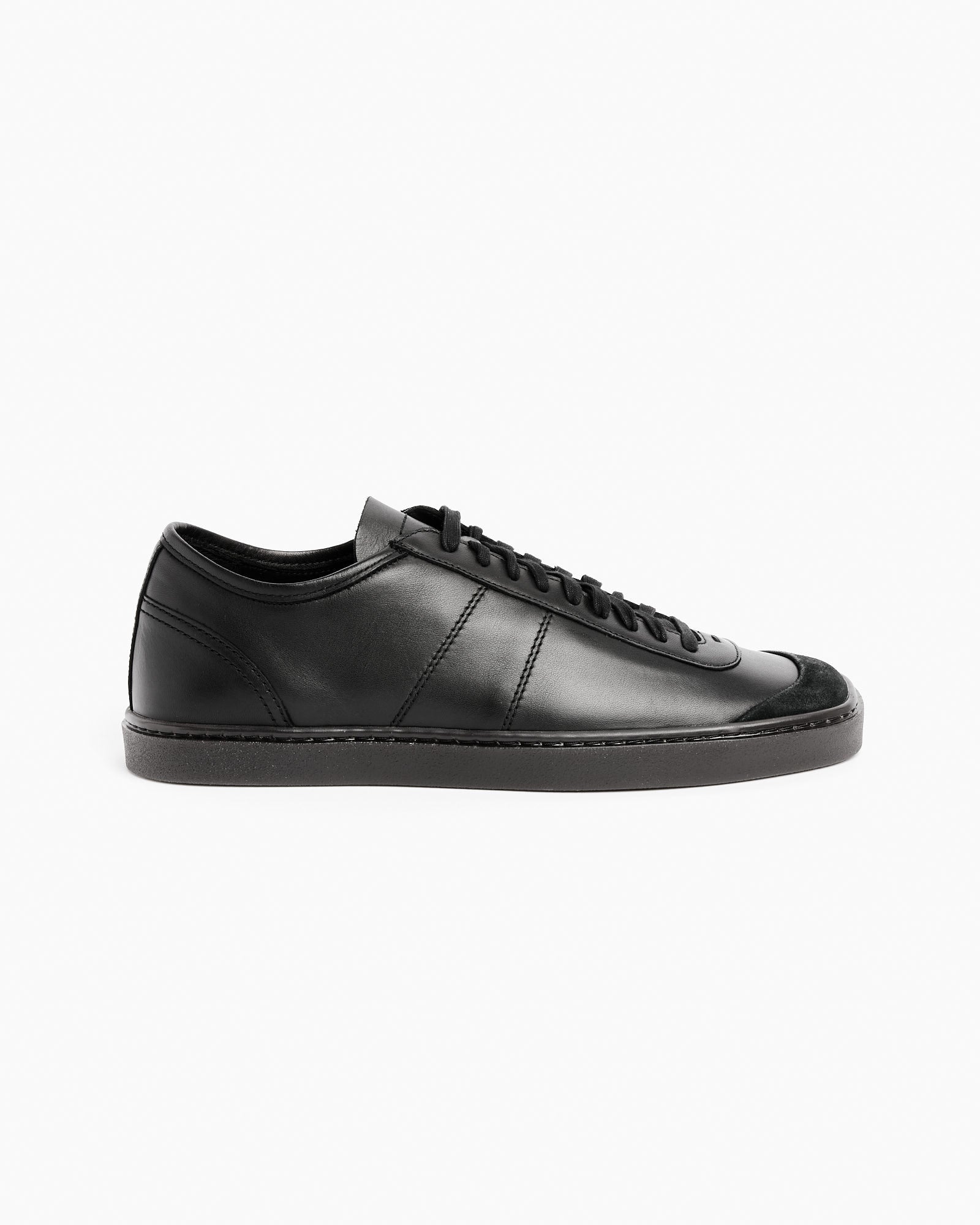 Lemaire Linoleum Basic Laced Up Trainers Black - Black / 41 (259755)