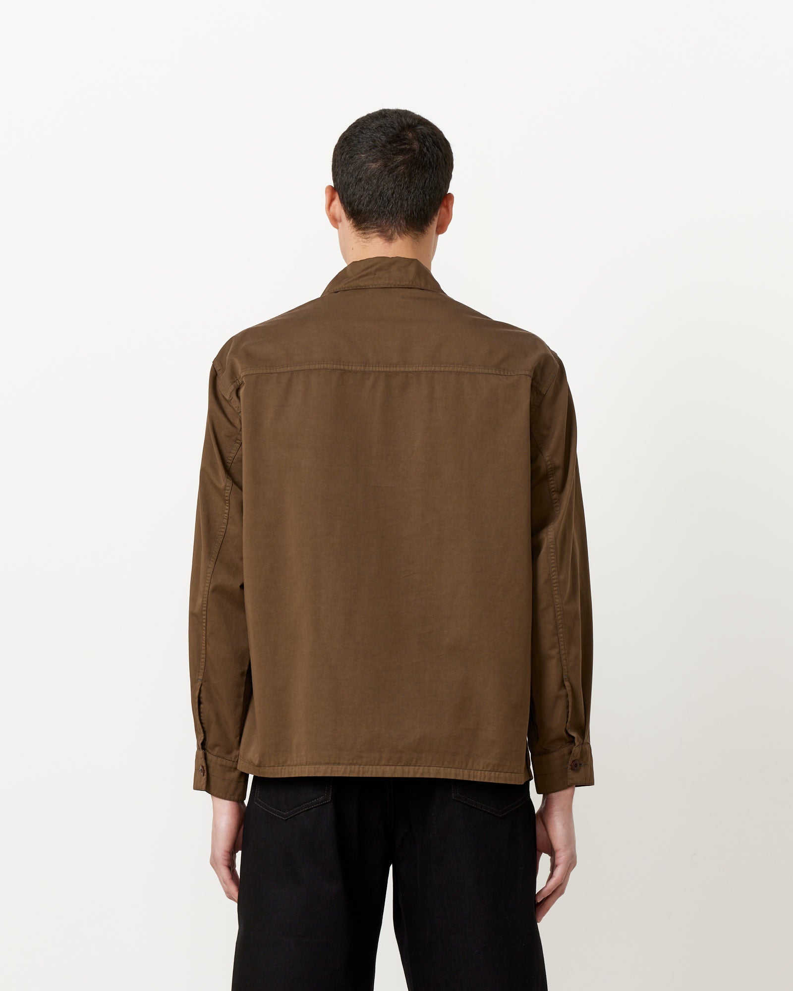 Lemaire  L/S Pyjama Shirt Dark Tobacco - Dark Tobacco / 48 (259781)