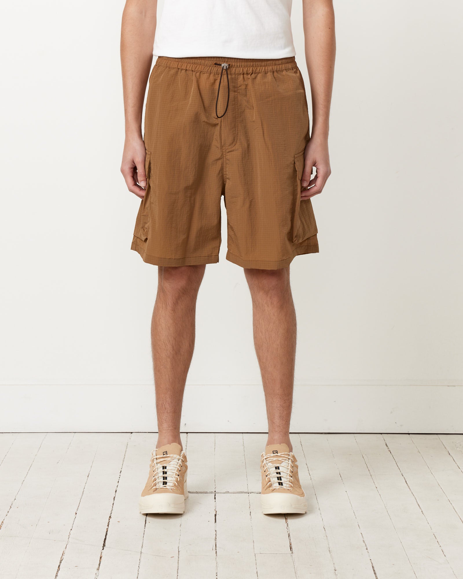 LC23 Cargo Nylon Shorts Brown - Brown / L (259927)