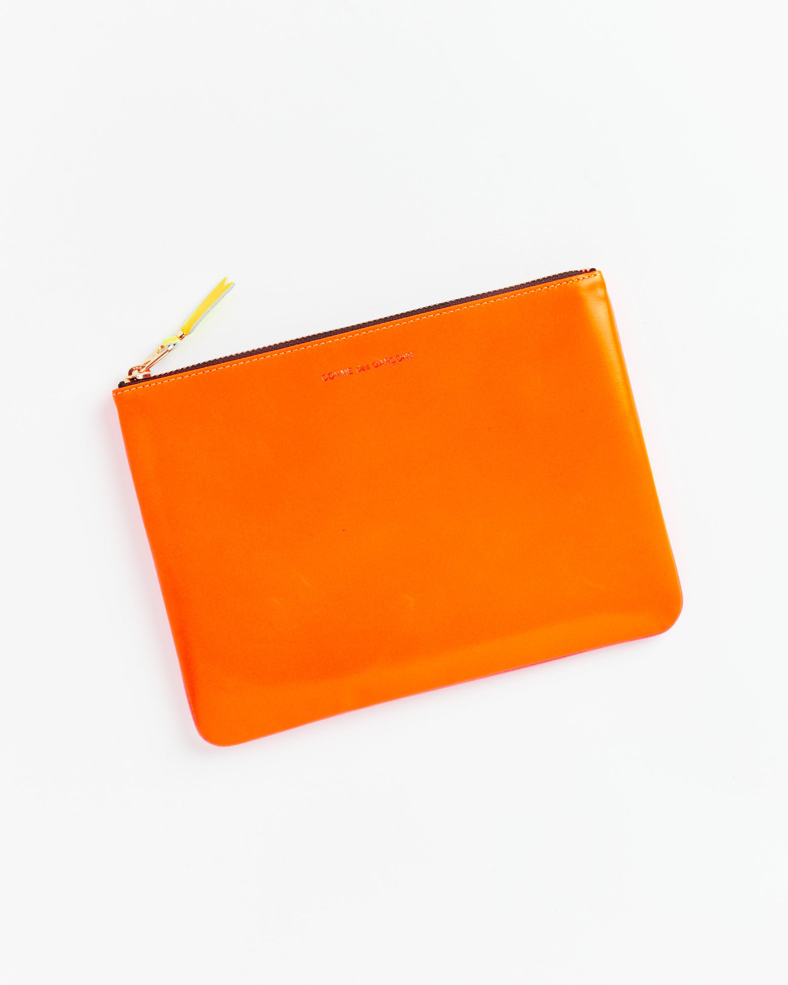 Classic Zip Pouch in Orange/Pink