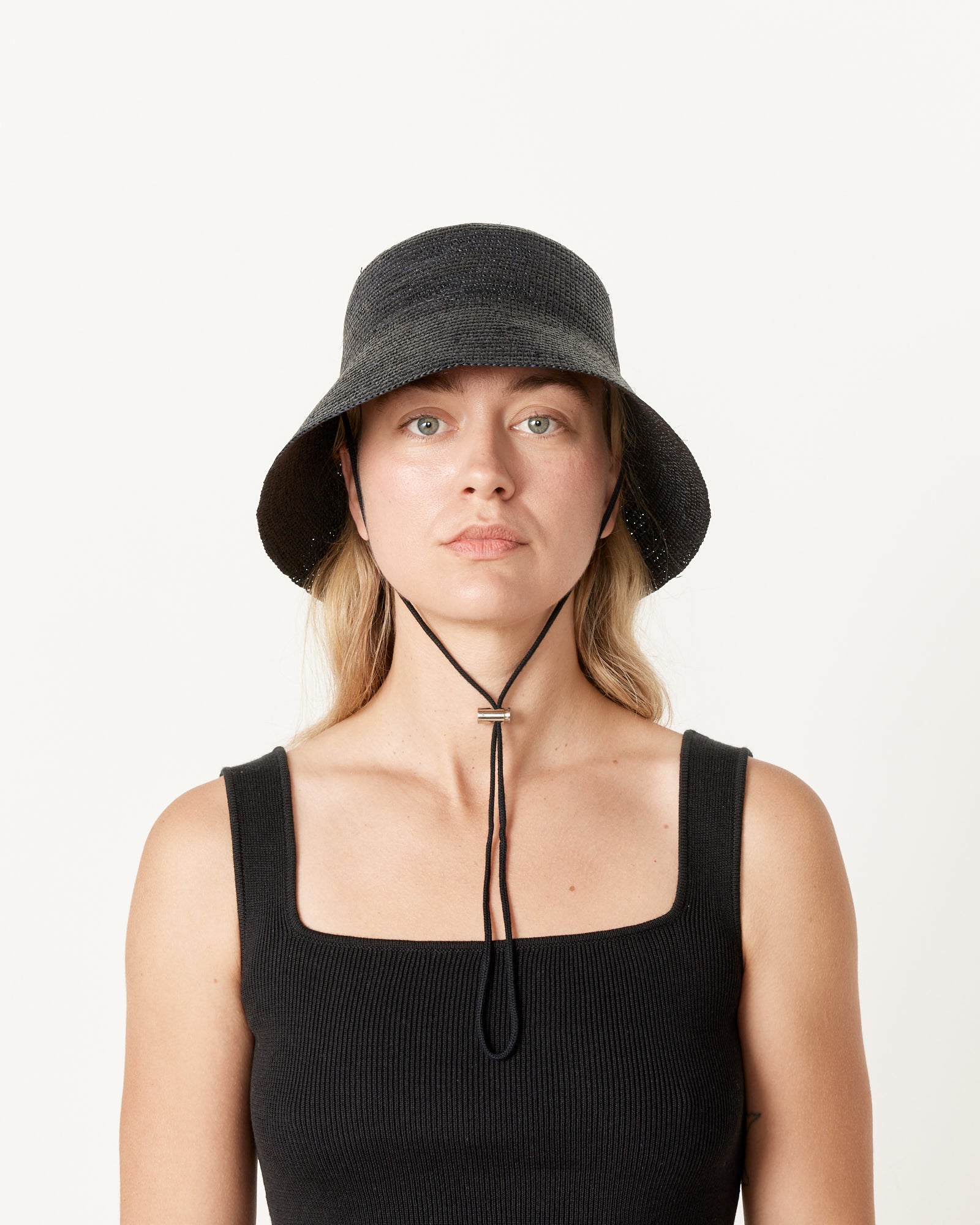 Aries Hat in Black - Black / S (260157)