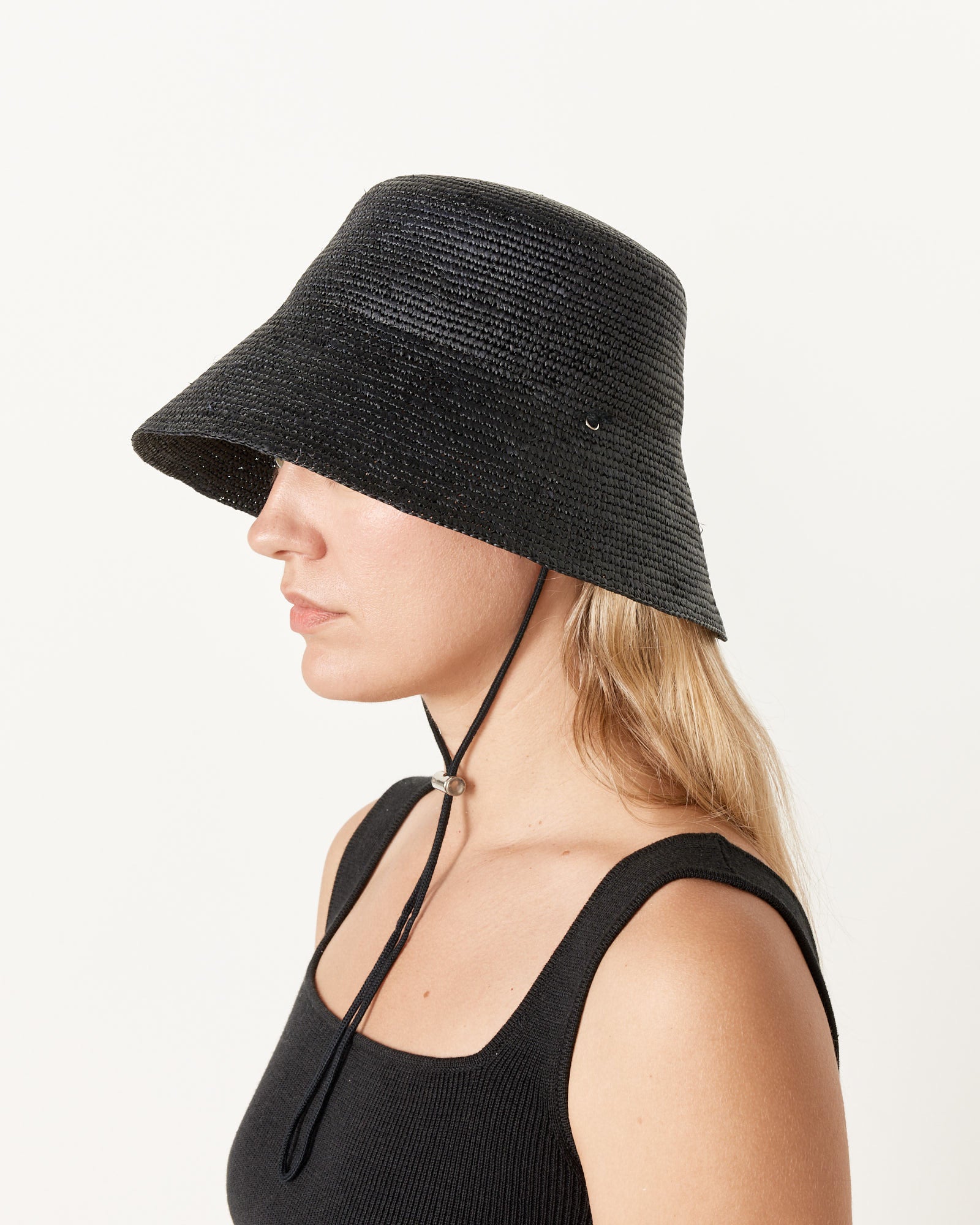 Aries Hat in Black - Black / S (260157)