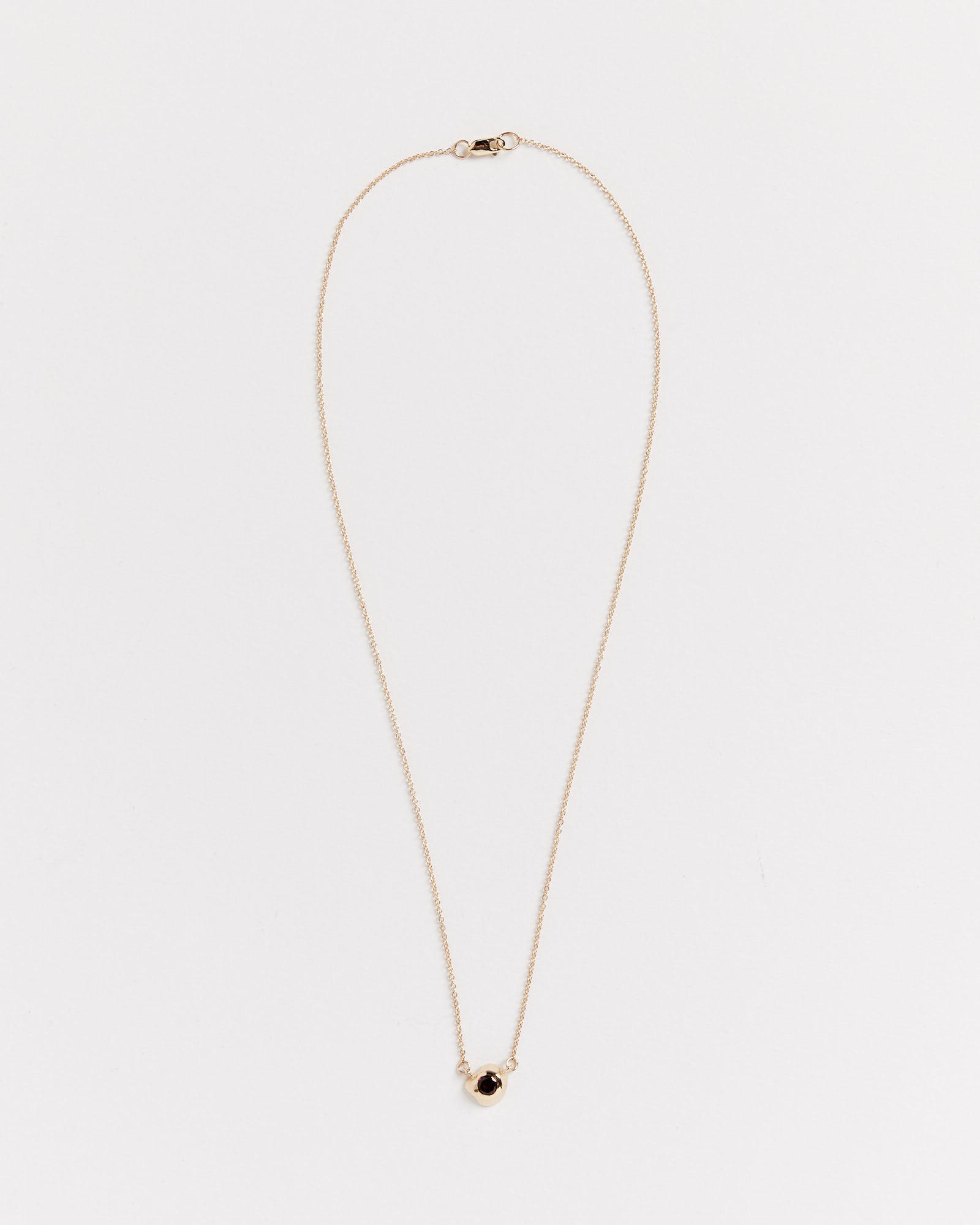 Kira Necklace in 14K Gold/Garnet