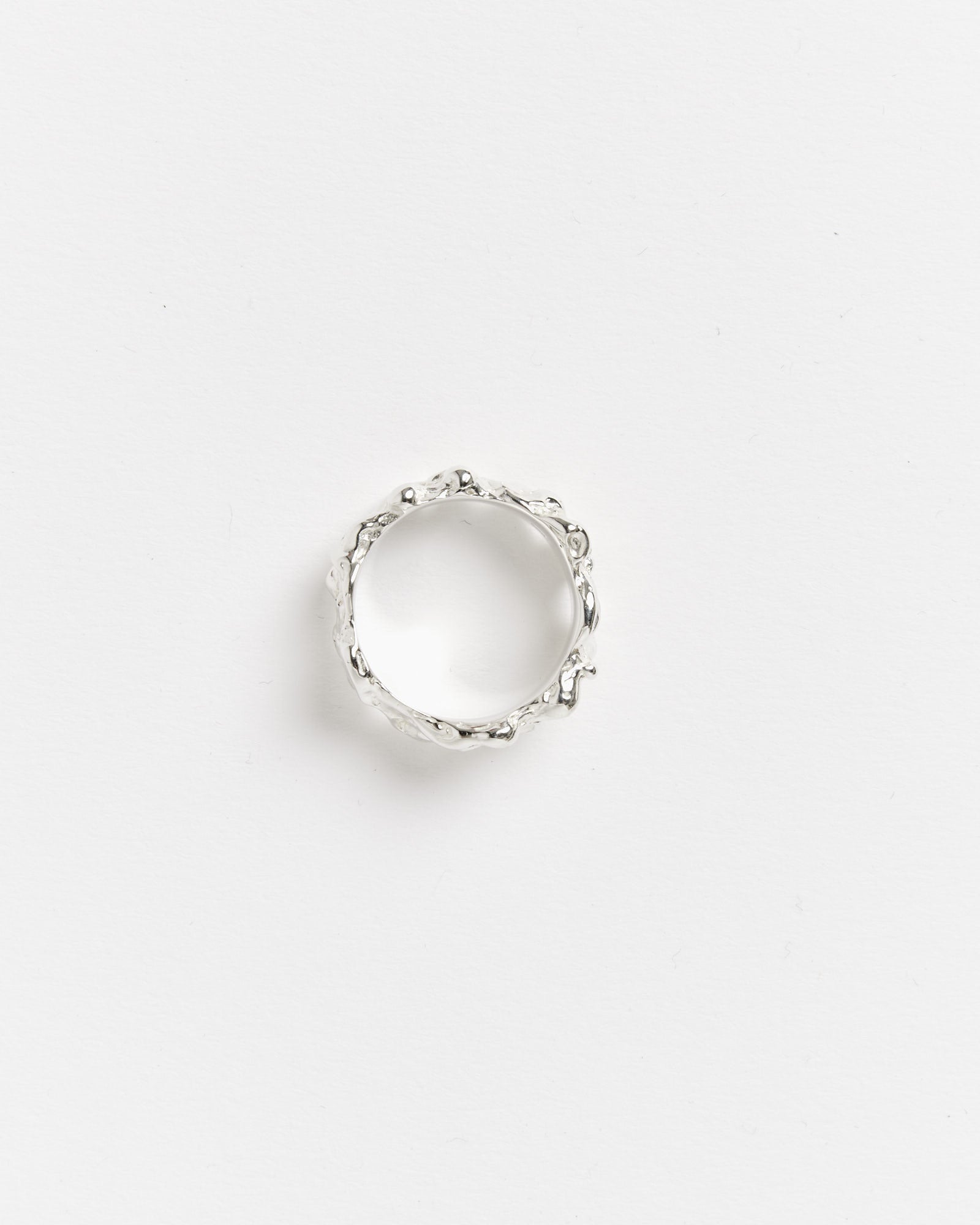 Lava Band Ring in Sterling Silver - Sterling Silver / 7 (260170)