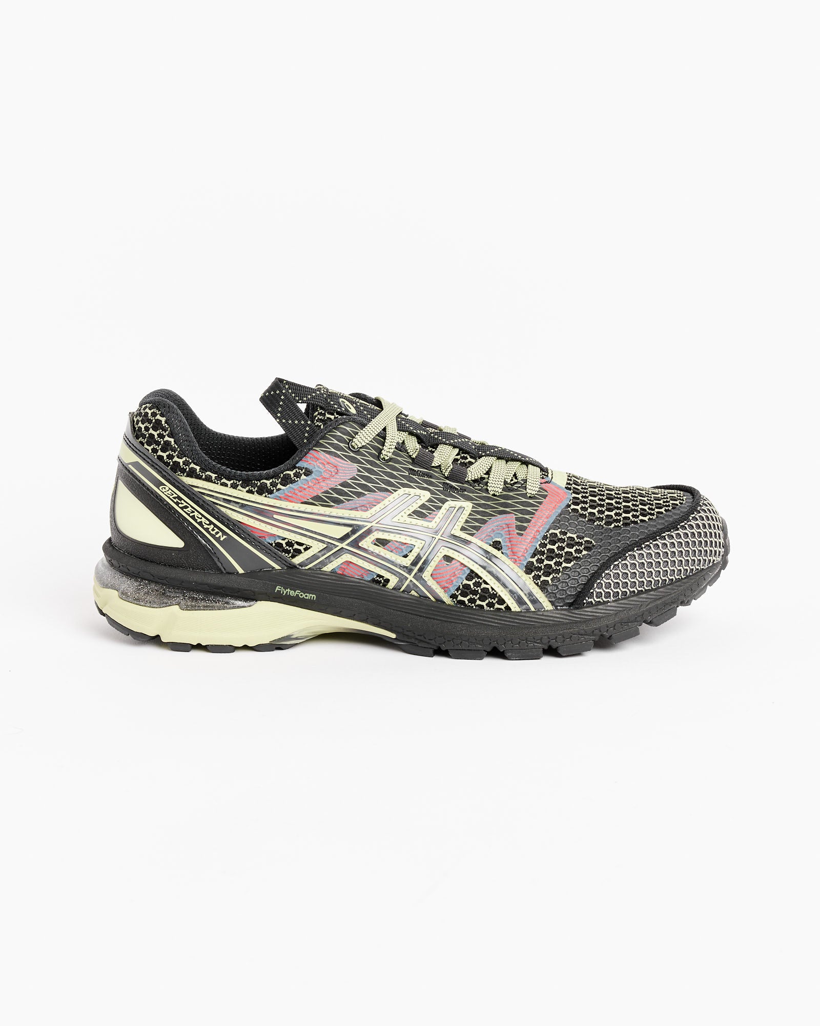 Asics US4-S Gel Terrain Black/Neon Lime - Black/Neon Lime / M10 (260338)