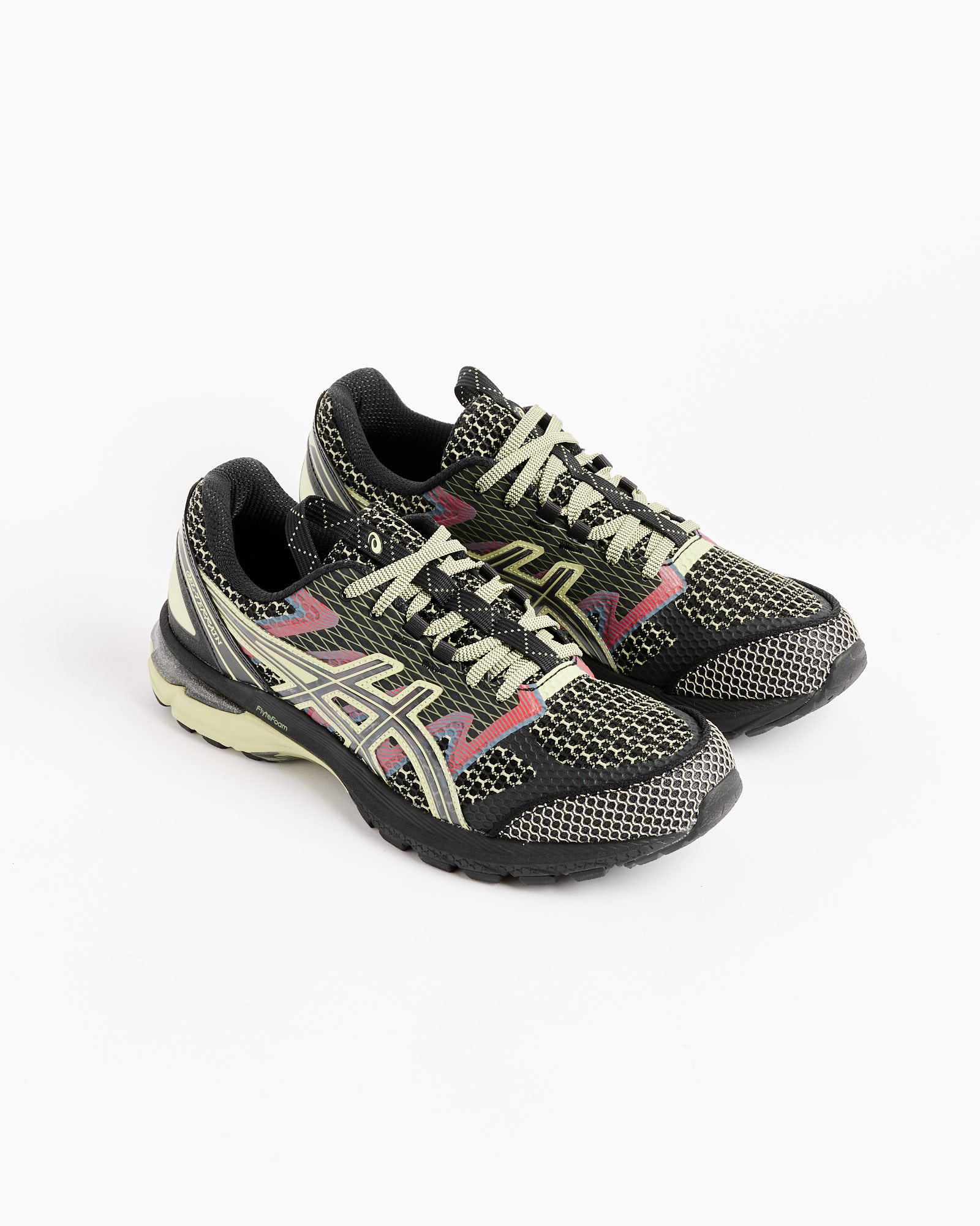 Asics US4-S Gel Terrain Black/Neon Lime - Black/Neon Lime / M10 (260338)