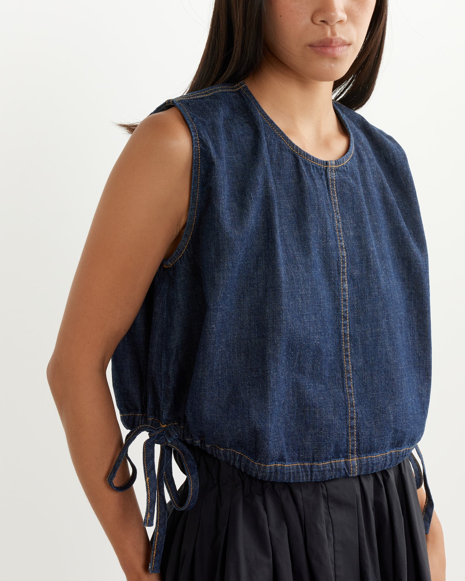 Rachel Comey Aires Top Dark Indigo - Dark Indigo / XS (260622)