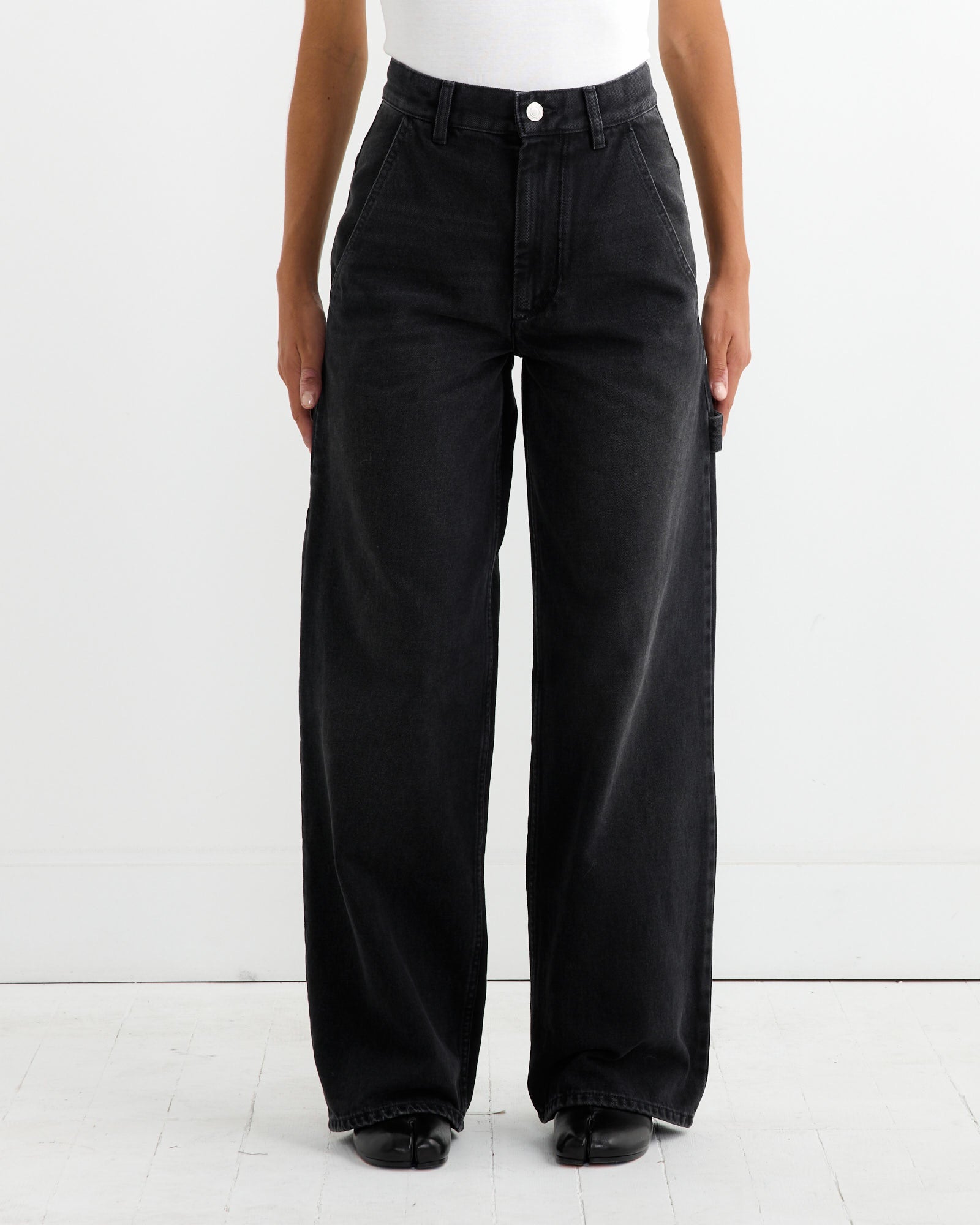 Isabel Marant Etoile Solene Pant Faded Black - Faded Black / 34 (260653)