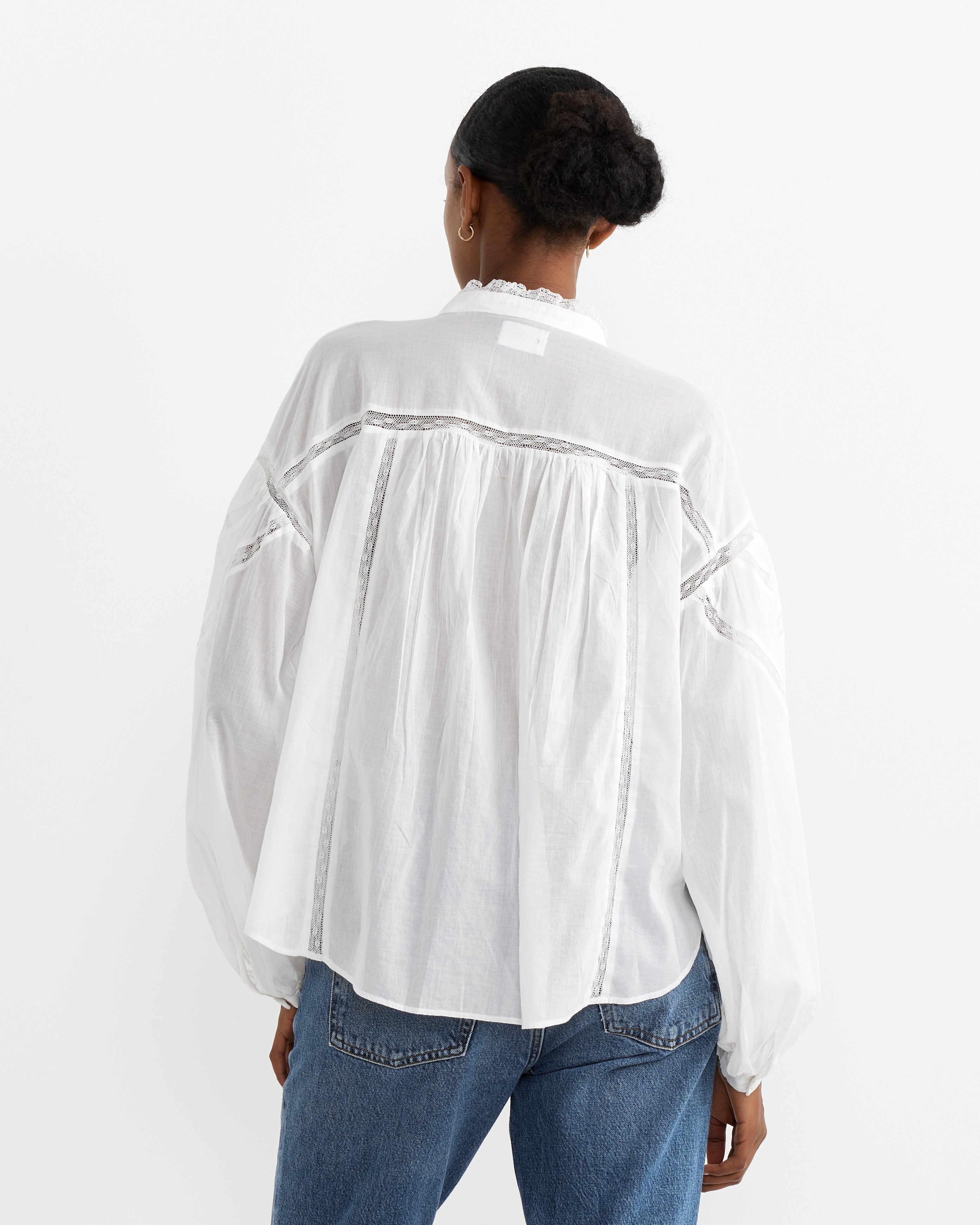 Gelma Blouse in White