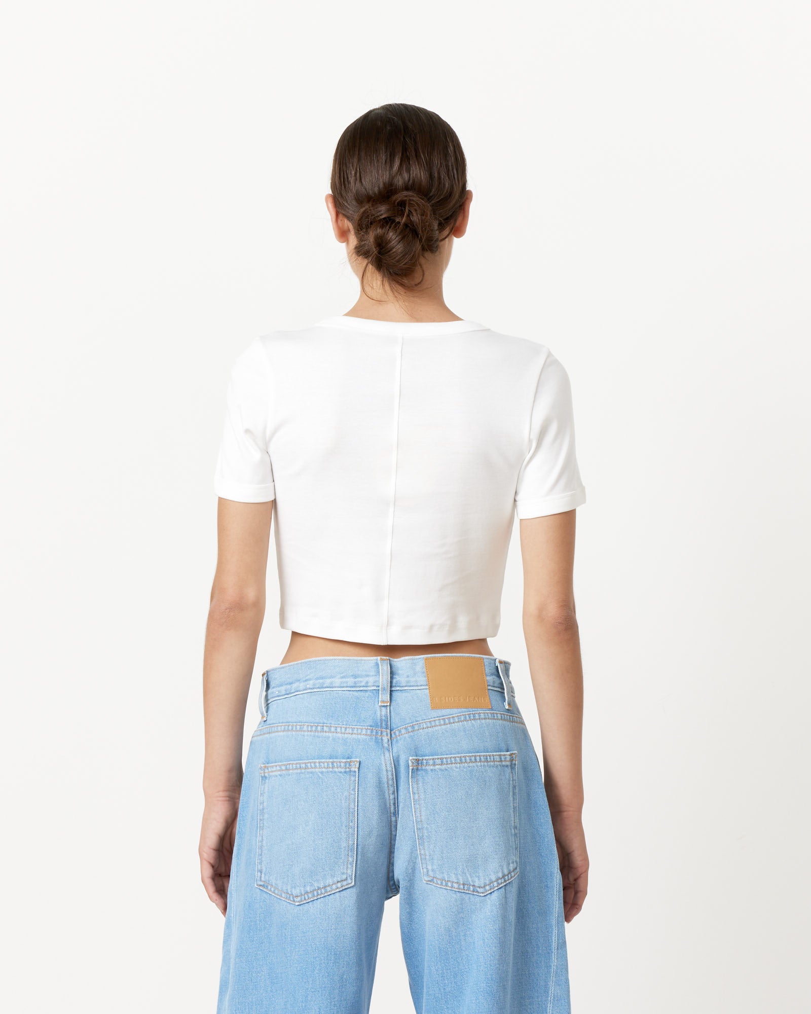 FLORE FLORE Car Crop White - White / S (260744)