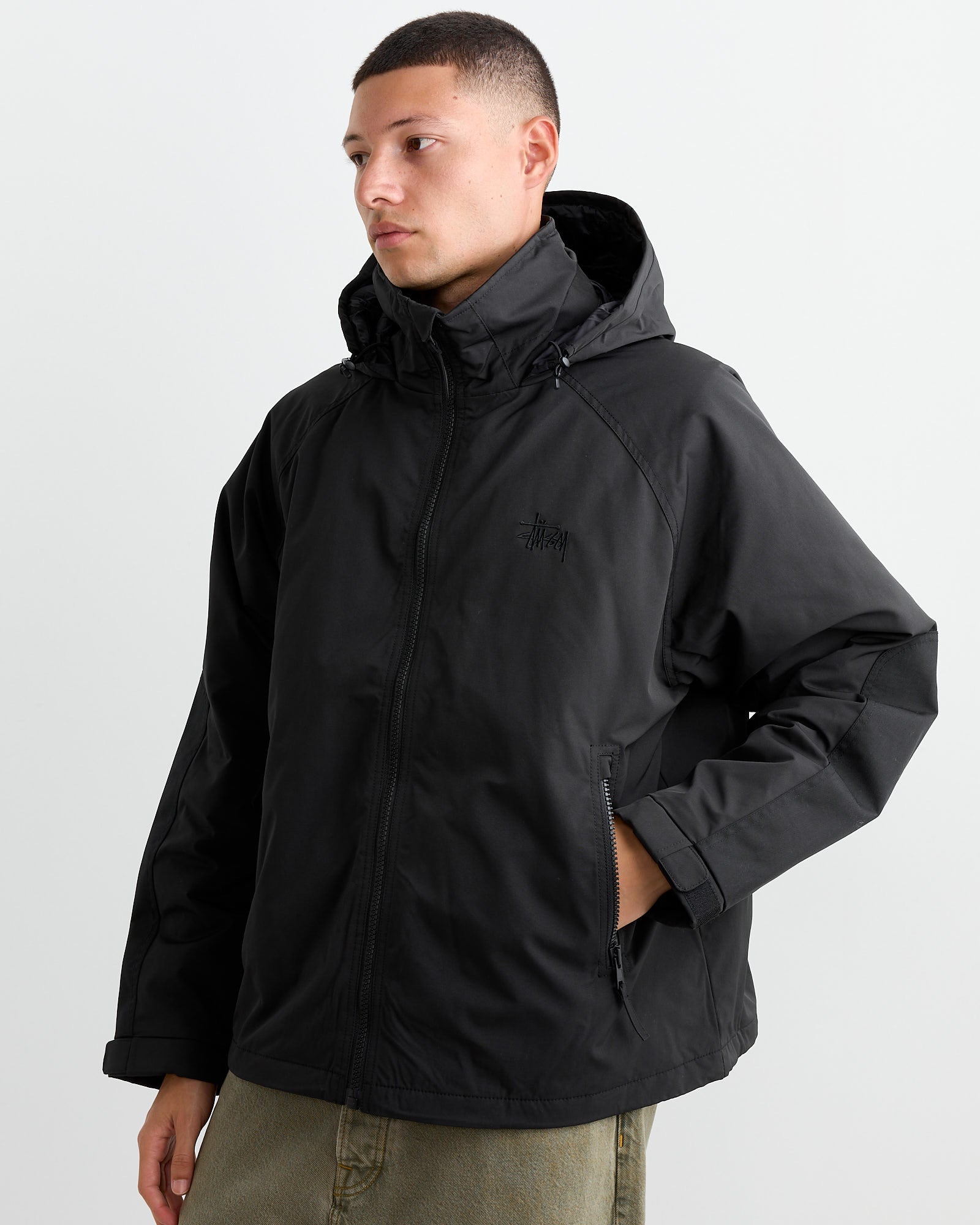 Stussy Short Military Parka Black - Black / L (260786)