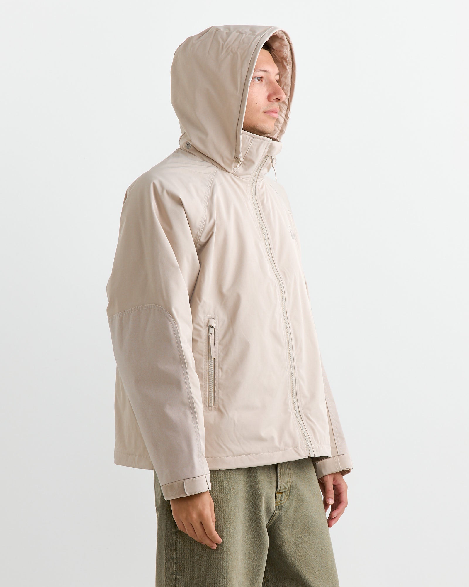 Stussy Short Military Parka Stone - Stone / L (260790)