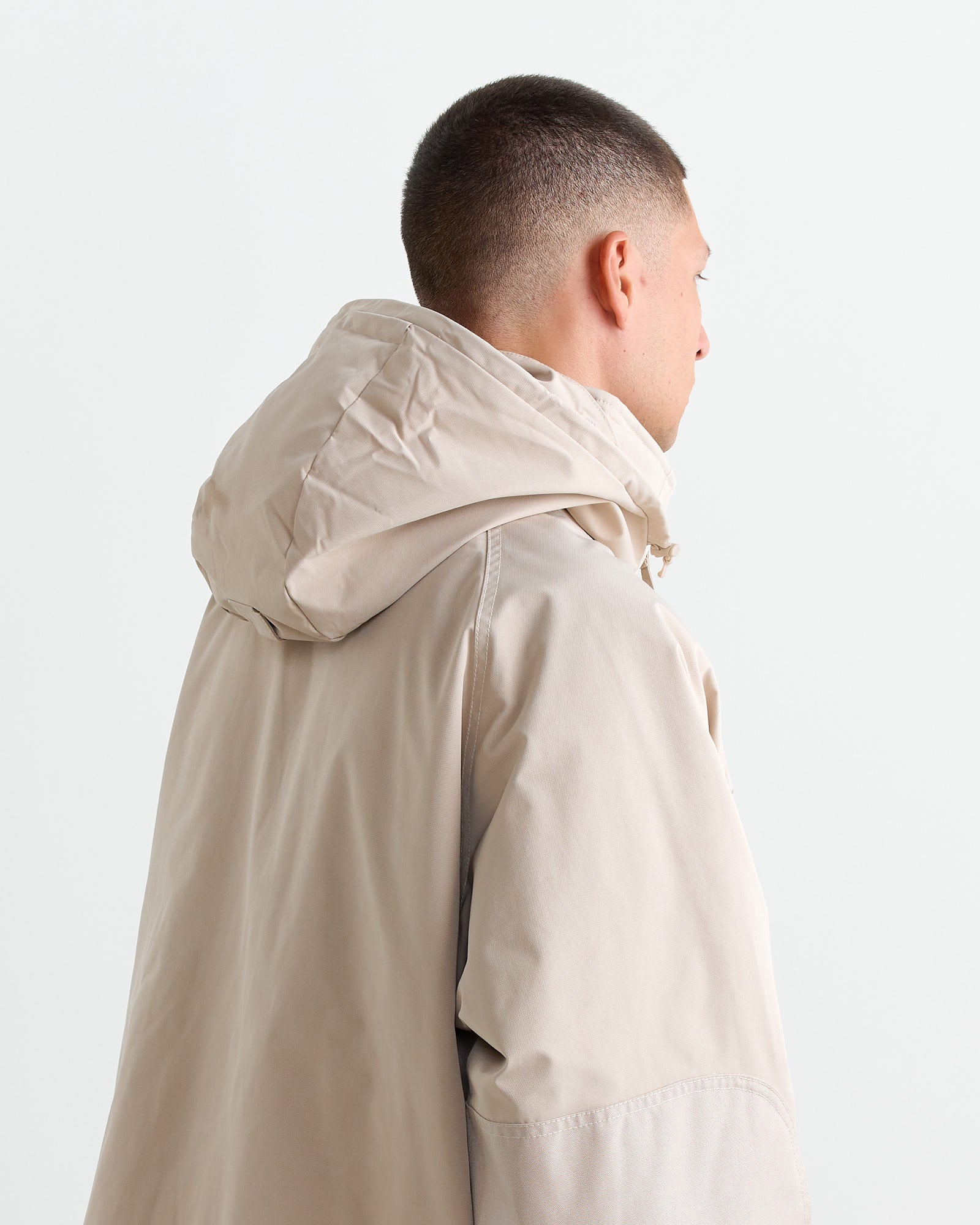 Stussy Short Military Parka Stone - Stone / L (260790)