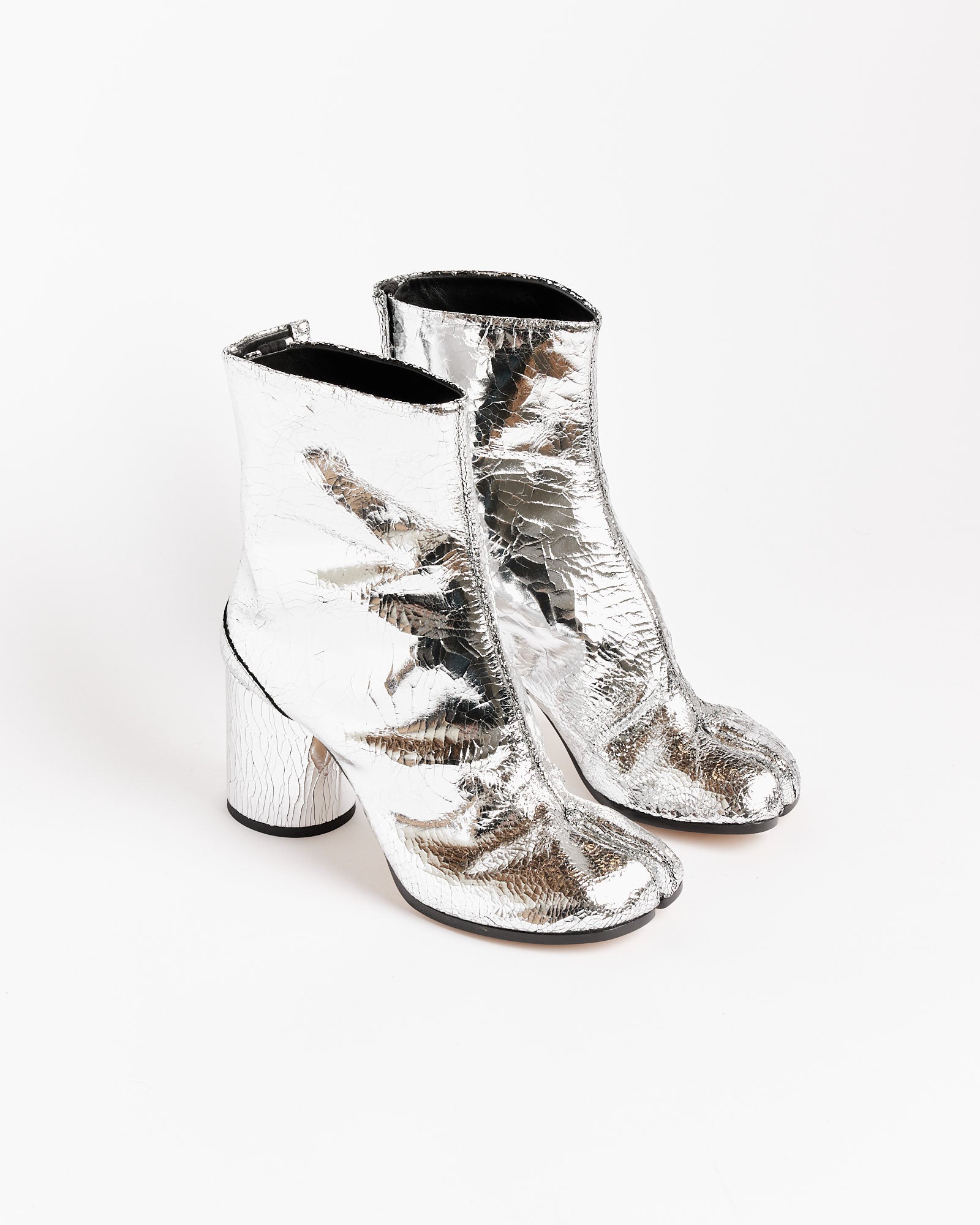 Tabi Ankle Boots in Silver - Silver / 37 (260881)