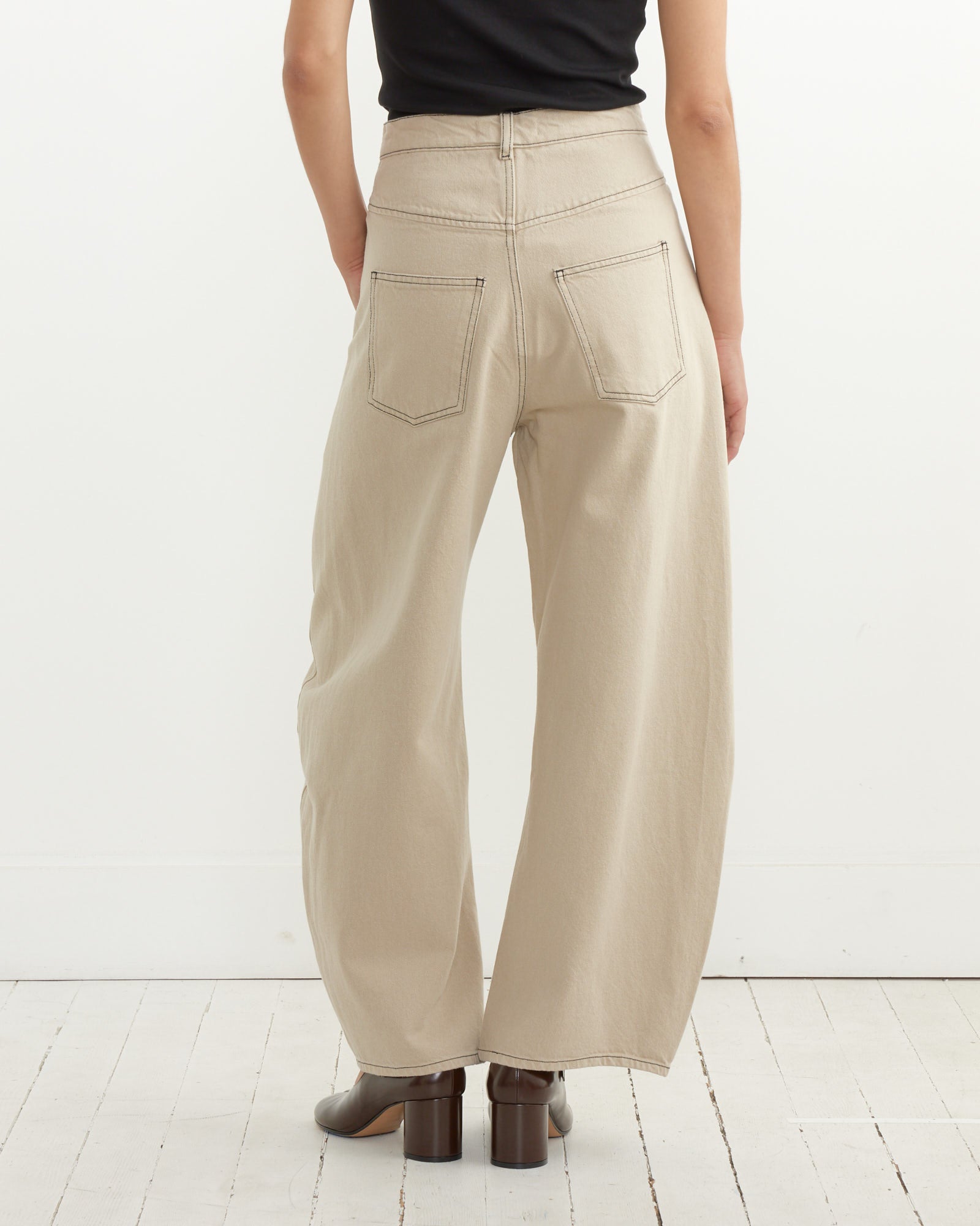 Shade Denim Pant in Tan