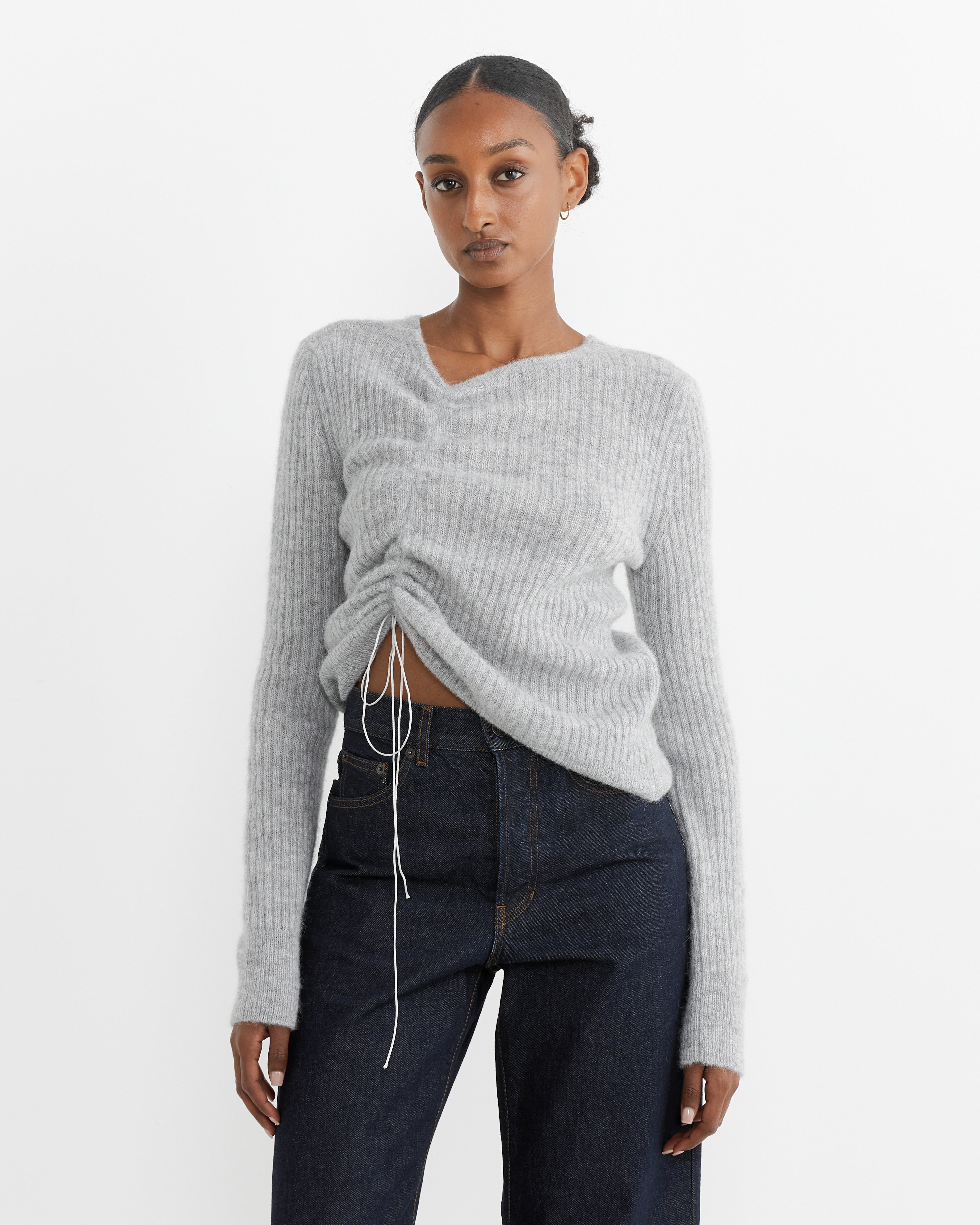 Ussi Pullover in Soft Grey - Soft Grey / S (260958)