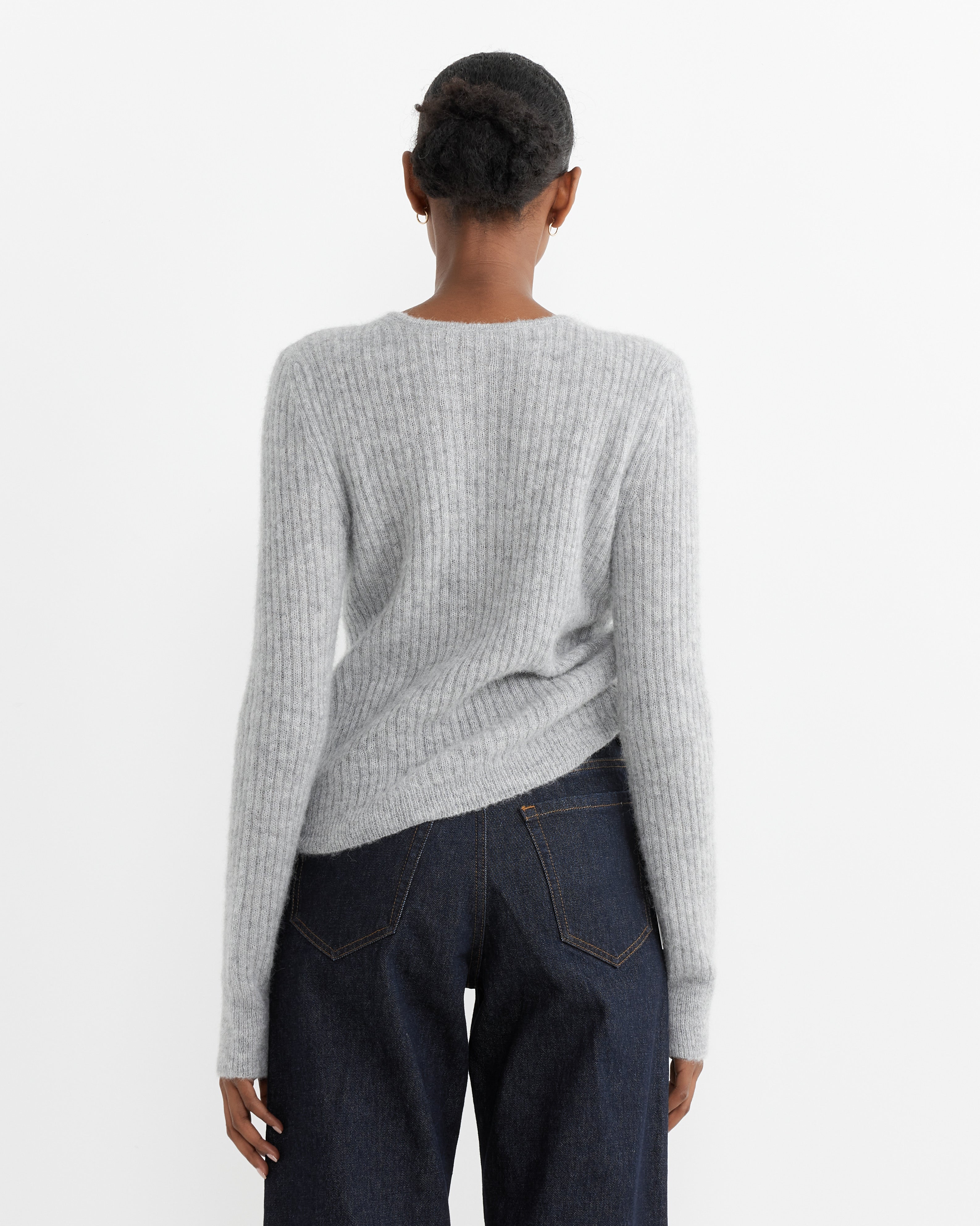 Ussi Pullover in Soft Grey