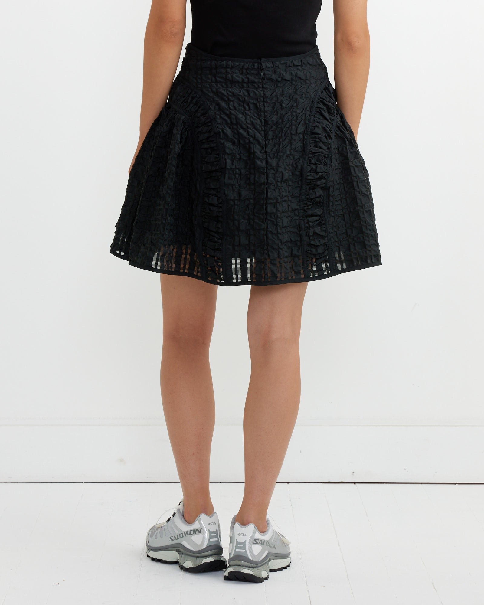 Cecilie Bahnsen Oda Skirt Black - Black / 6 (260966)