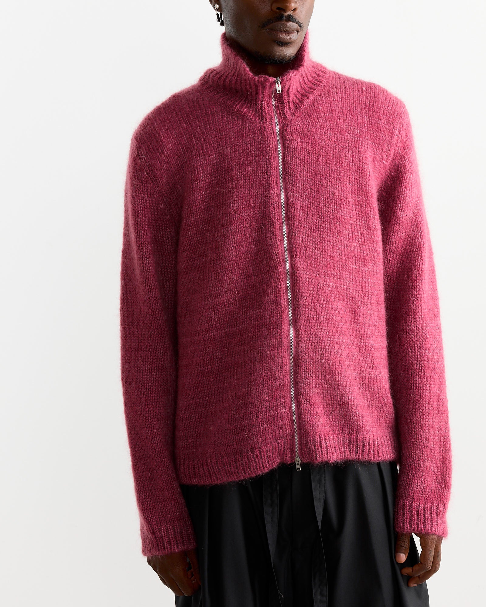 Our Legacy Float Funnel Zip Sweater Ruby - Ruby / 50 (261090)