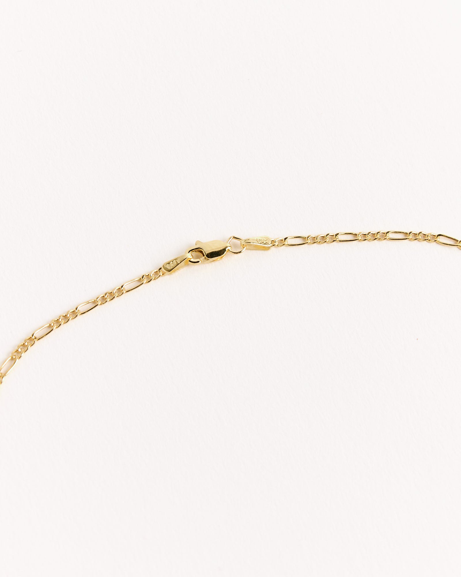 Figaro Chain Necklace in 14k Gold - Default Title (261268)