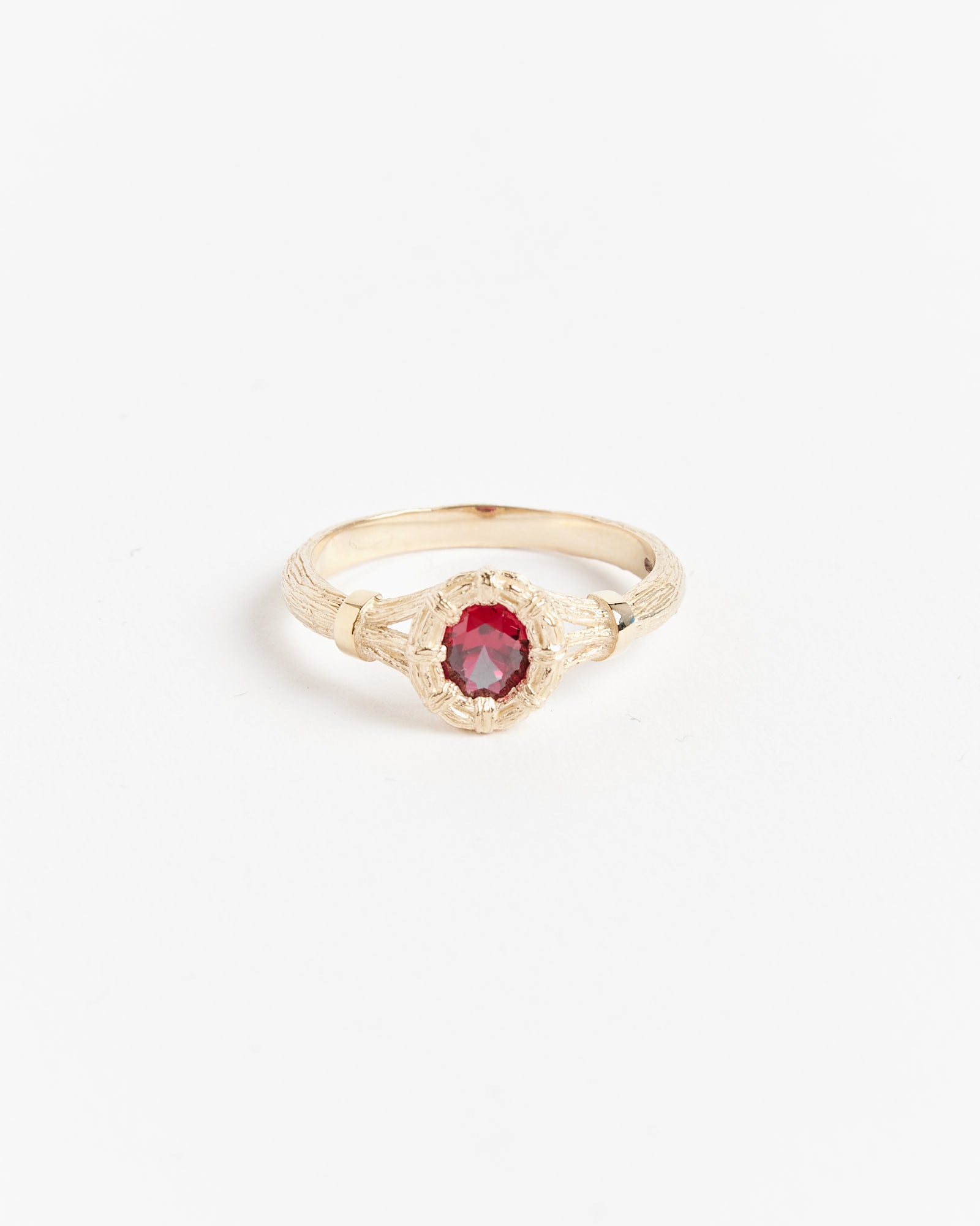 Bleue Burnham Mini Bound Willow Ring Gold/Red - Gold/Red / S (261282)