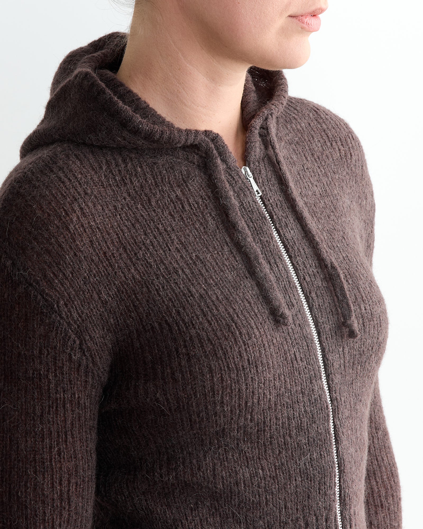 Our Legacy Compact Hoodie Smokey Brown - Smokey Brown / 38 (261337)